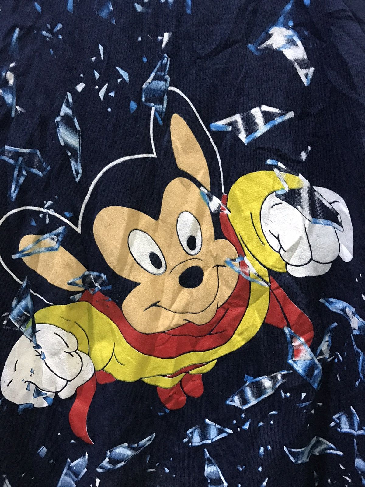 Cartoon Network × Vintage 💥VINTAGE💥Vtg 90s Flying MIGHTY MOUSE Sweat Shirt Size US XL / EU 56 / 4 - 2 Thumbnail