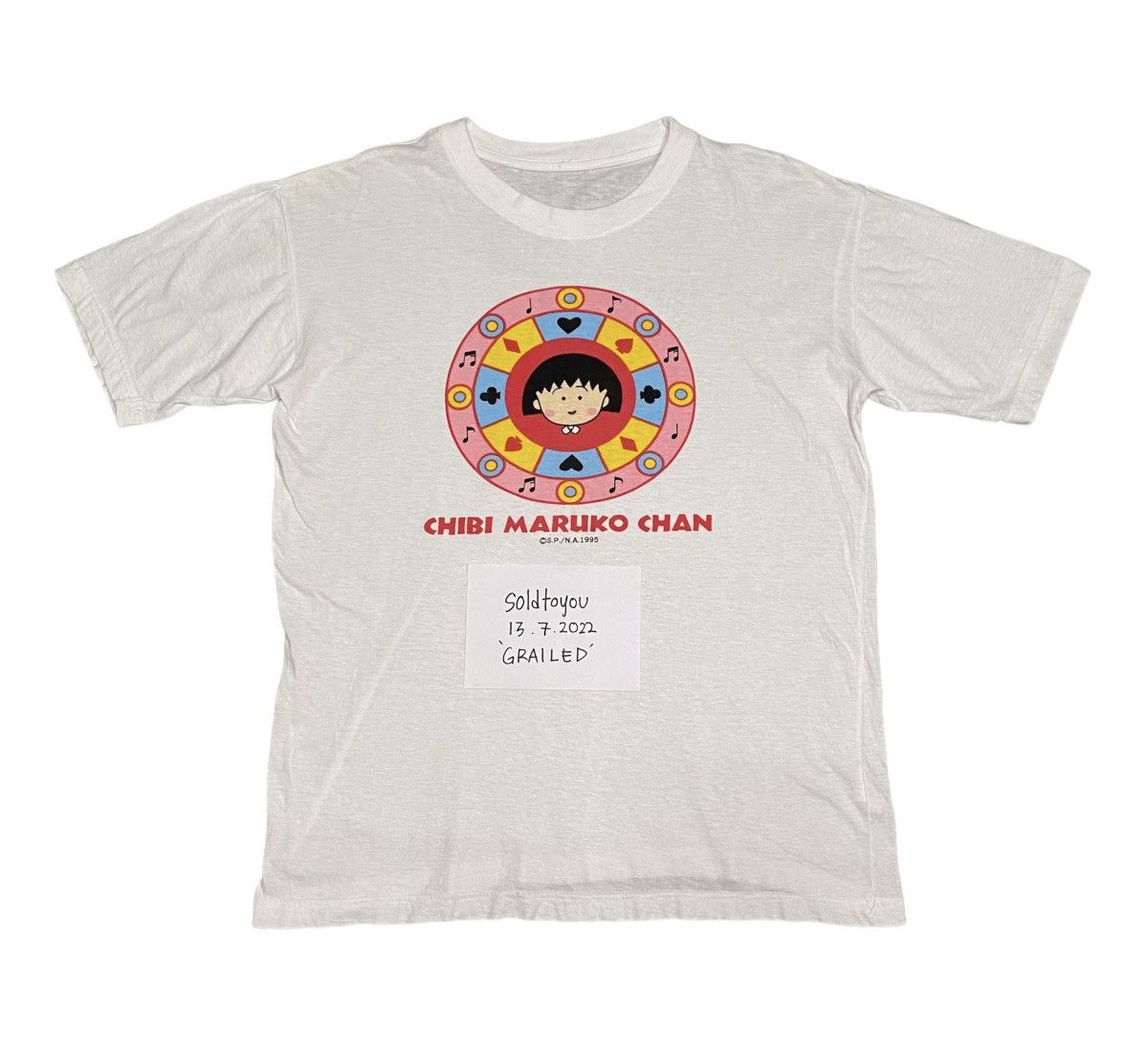 Anime × Japanese Brand × Vintage Vintage Rare 1995 Chibi Maruko Chan Anime T-shirt Size US M / EU 48-50 / 2 - 1 Thumbnail