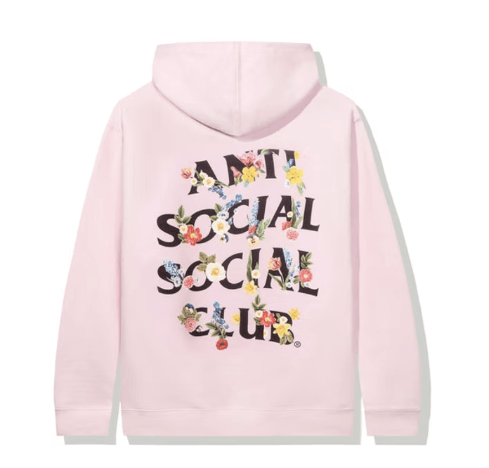 Oversized Hoodie Anti Social Social Club Pink Hoodie Real Faze