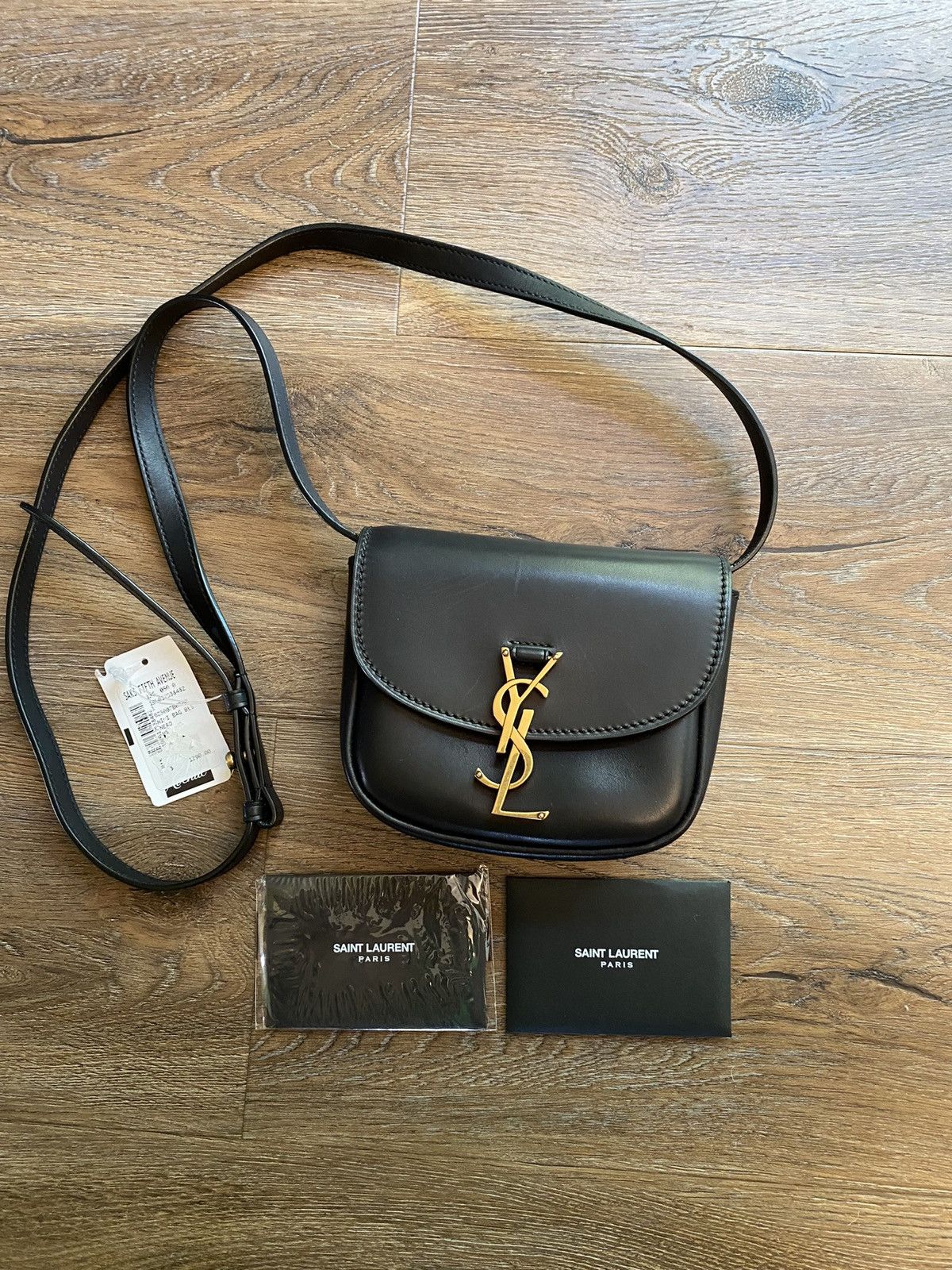 Saint Laurent Paris Saint Laurent Paris Ysl mini womens bag black gold ...