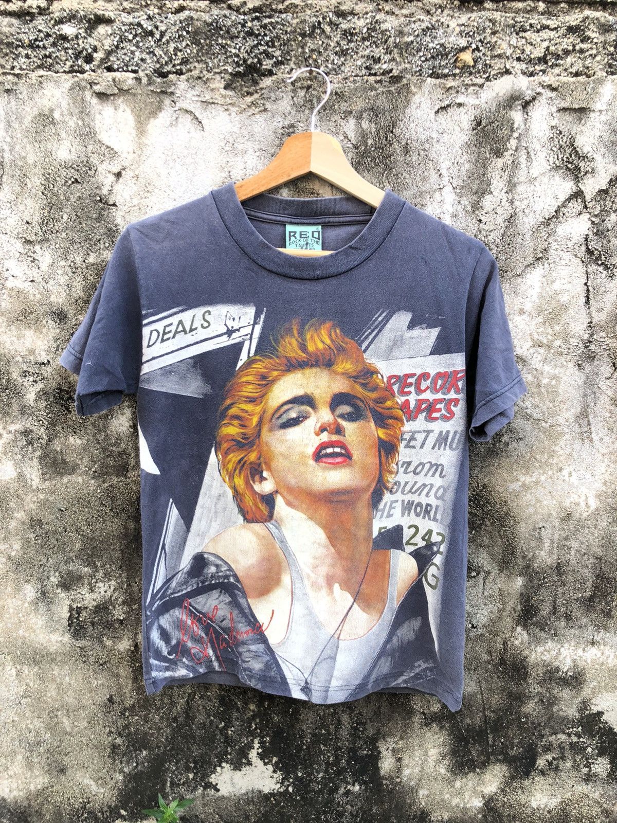 Rare!! Vintage Madonna OverPrint Tshirt