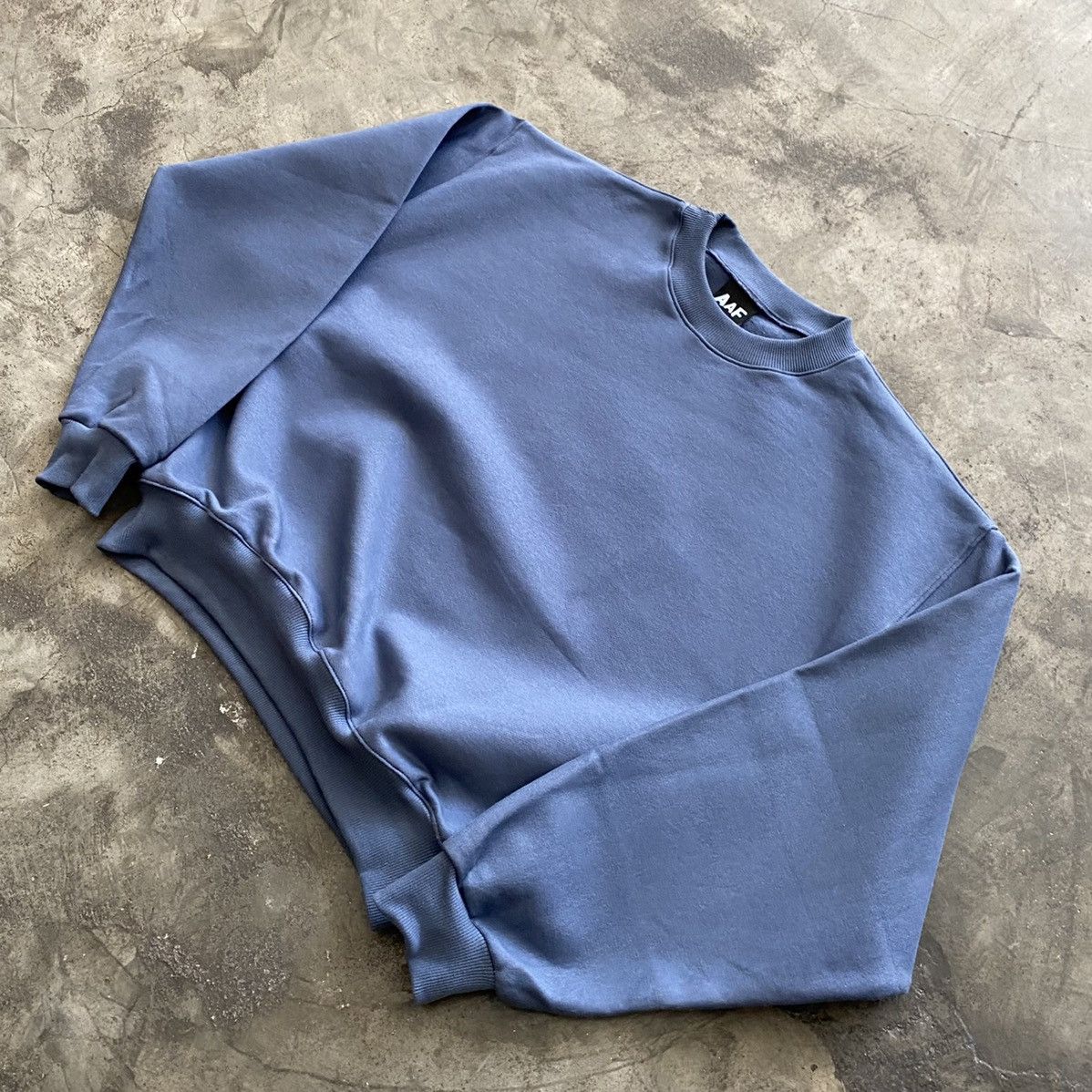 AAF Crewneck Air Force Blue V1 (Blue Article) Boxyfit 330GSM