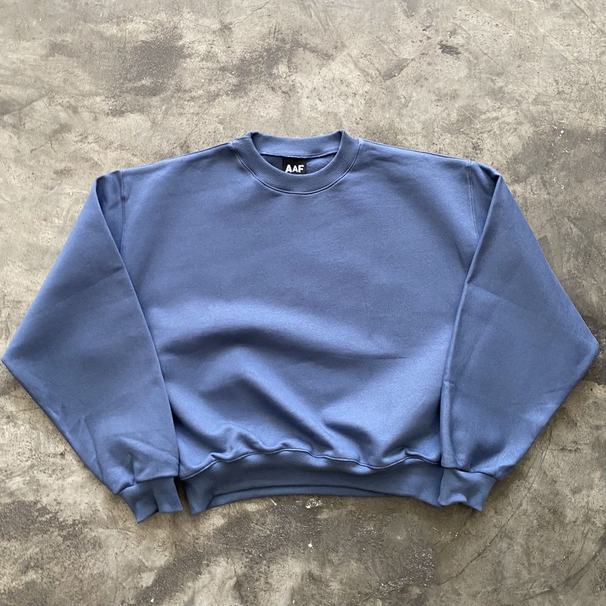 AAF Crewneck Air Force Blue V1 (Blue Article) Boxyfit 330GSM