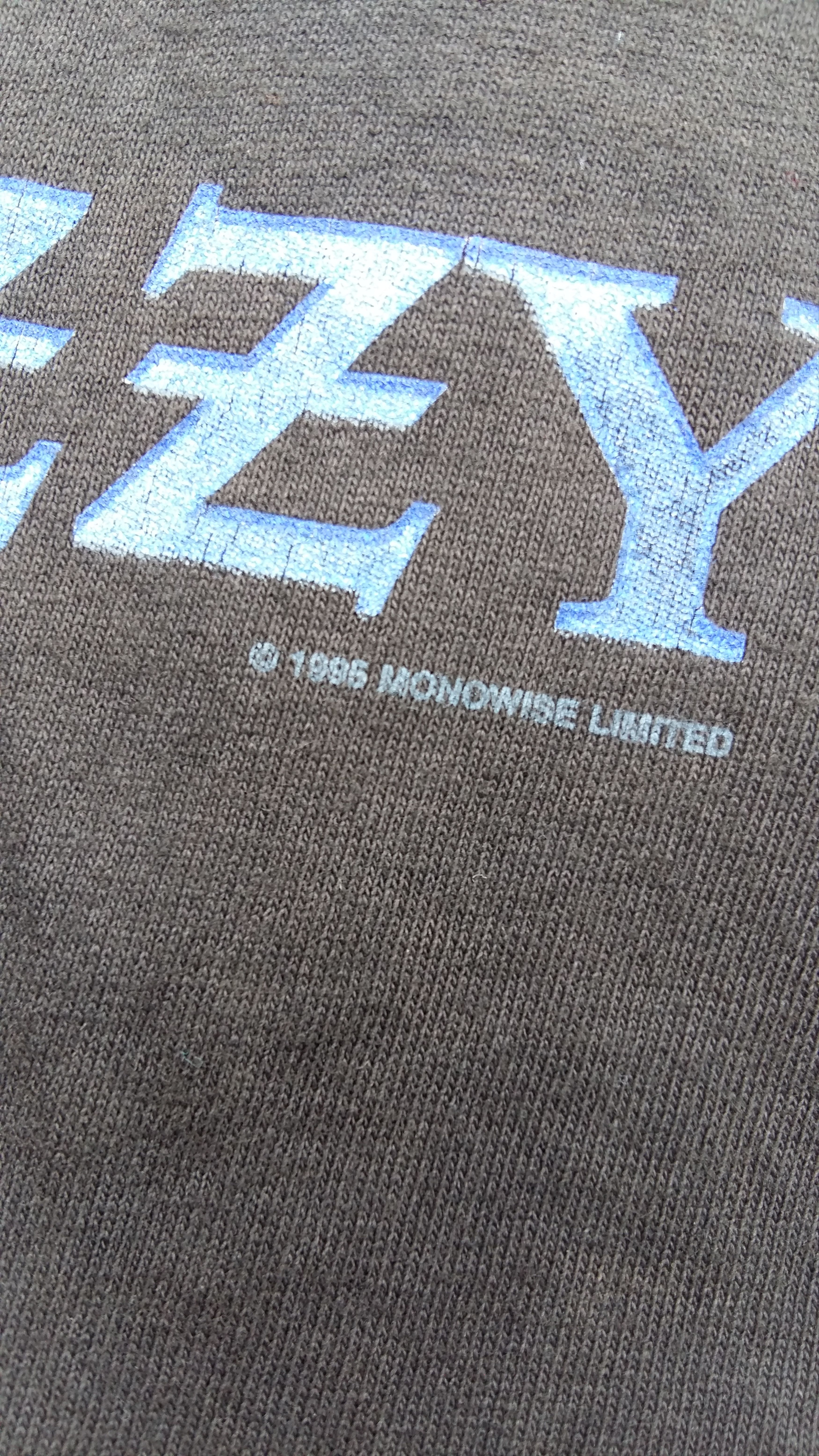 Band Tees × Ozzy Osbourne × Vintage Rare!! Vintage 90s Ozzy Osbourne Tshirt Size US L / EU 52-54 / 3 - 4 Thumbnail