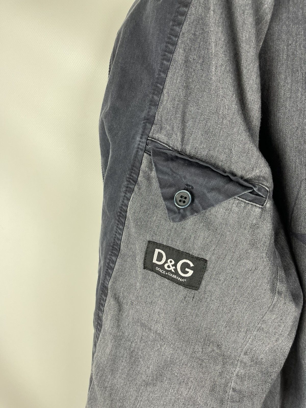 Dolce & Gabbana Dolce & Gabbana garment dyed sleeve logo blazer jacket Size US S / EU 44-46 / 1 - 15 Thumbnail