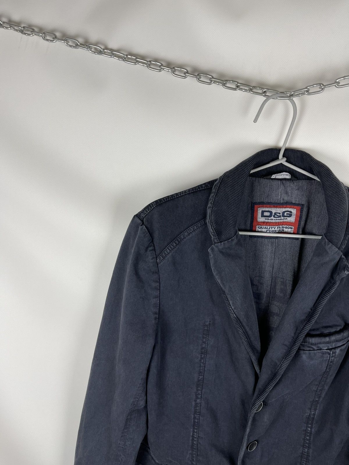 Dolce & Gabbana Dolce & Gabbana garment dyed sleeve logo blazer jacket Size US S / EU 44-46 / 1 - 2 Thumbnail