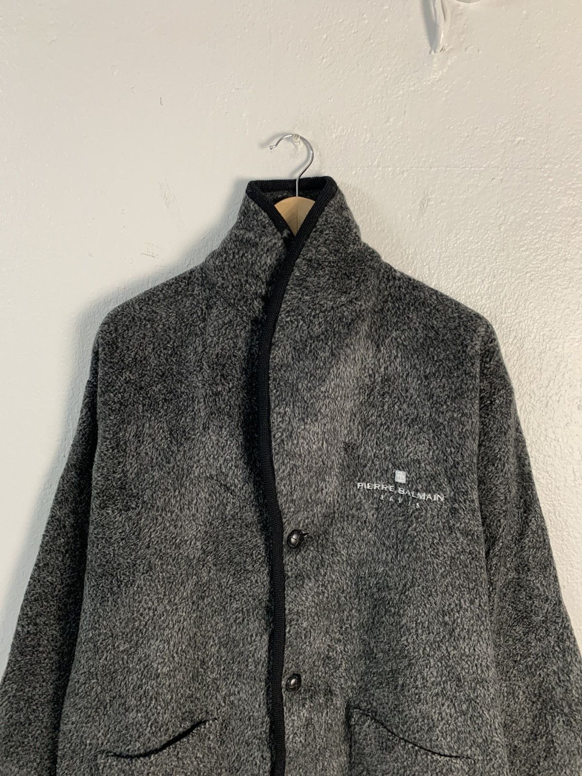 Pierre Balmain Pierre Balmain Fleece Jacket Size US XL / EU 56 / 4 - 4 Thumbnail
