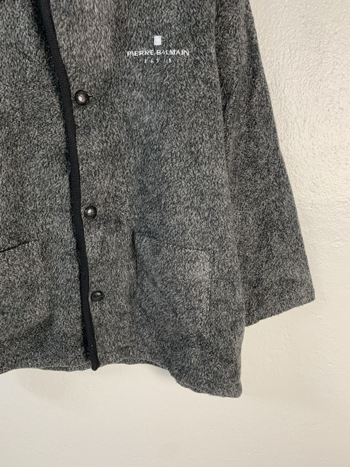 Pierre Balmain Pierre Balmain Fleece Jacket Size US XL / EU 56 / 4 - 2 Thumbnail