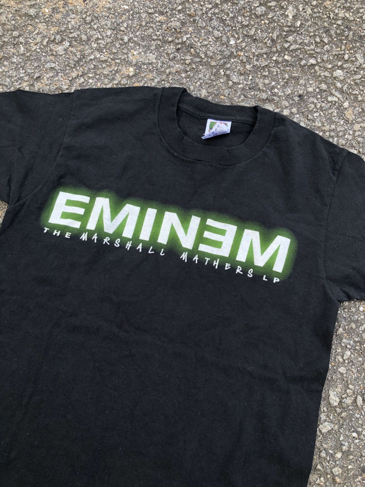 image of Vintage 2000 Eminem "the Marshall Mathers" Tshirt in Black, Men's (Size Small)