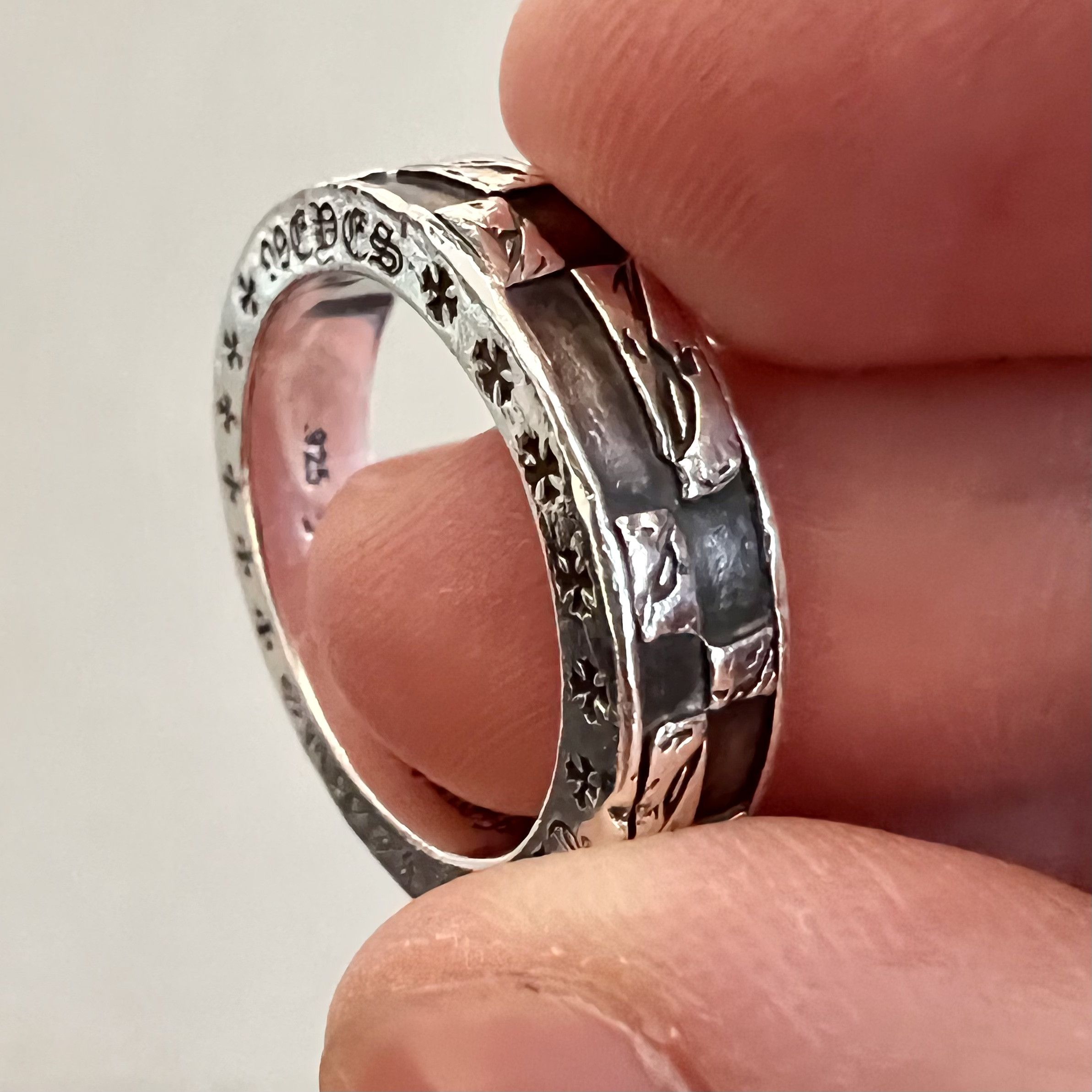 送料込♪【CHROME HEARTS】99 EYES MATTY RING 925 シルバー Buy Chrome Hearts x Matty Boy 99 Eyes Ring 'Silver' - 1383