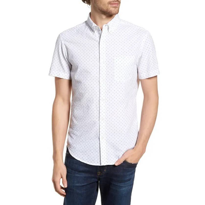 Bonobos Bonobos Stretch Riviera Seersucker Shirt | Grailed