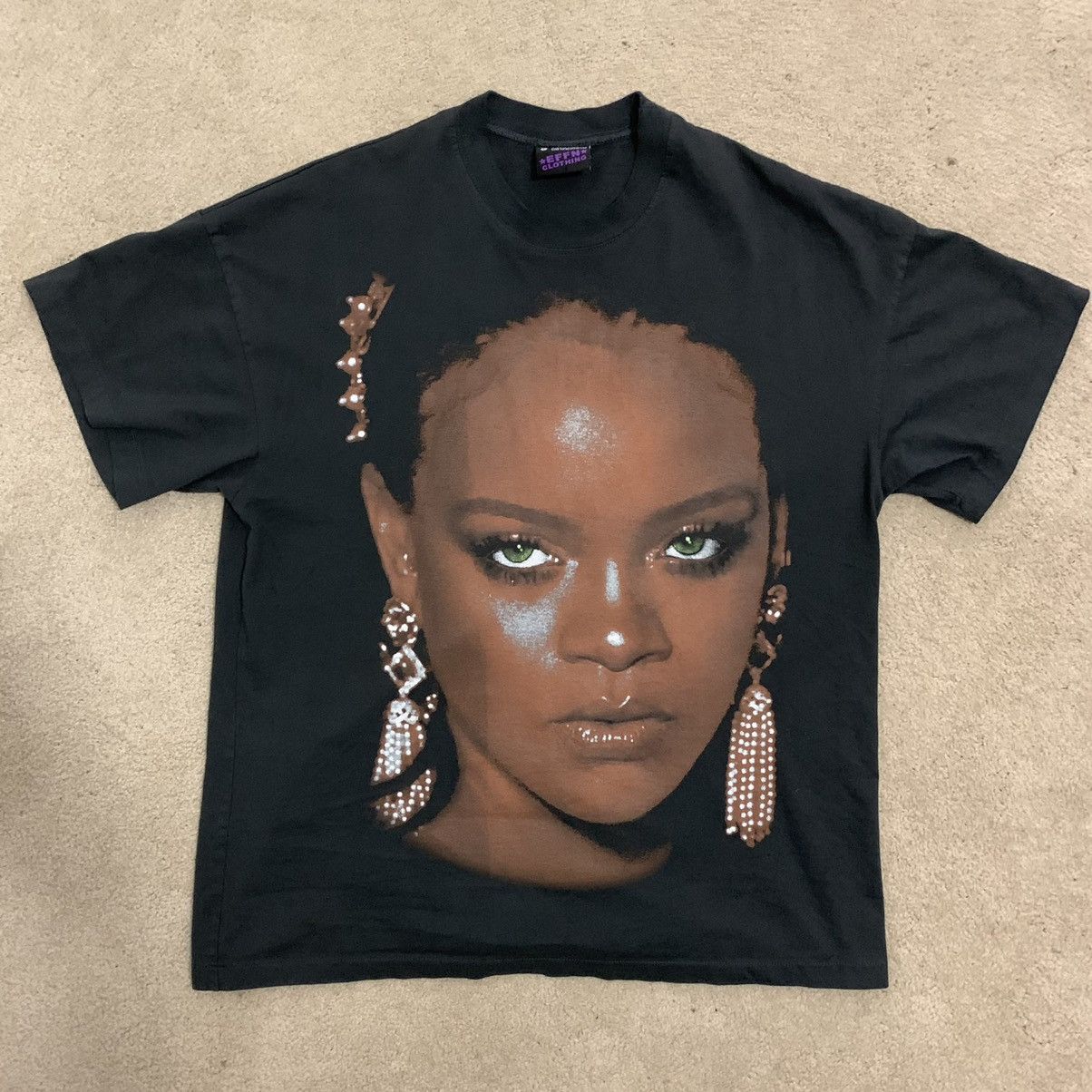 Band Tees × Vintage EFFN Clo. Rihanna Tee | Grailed