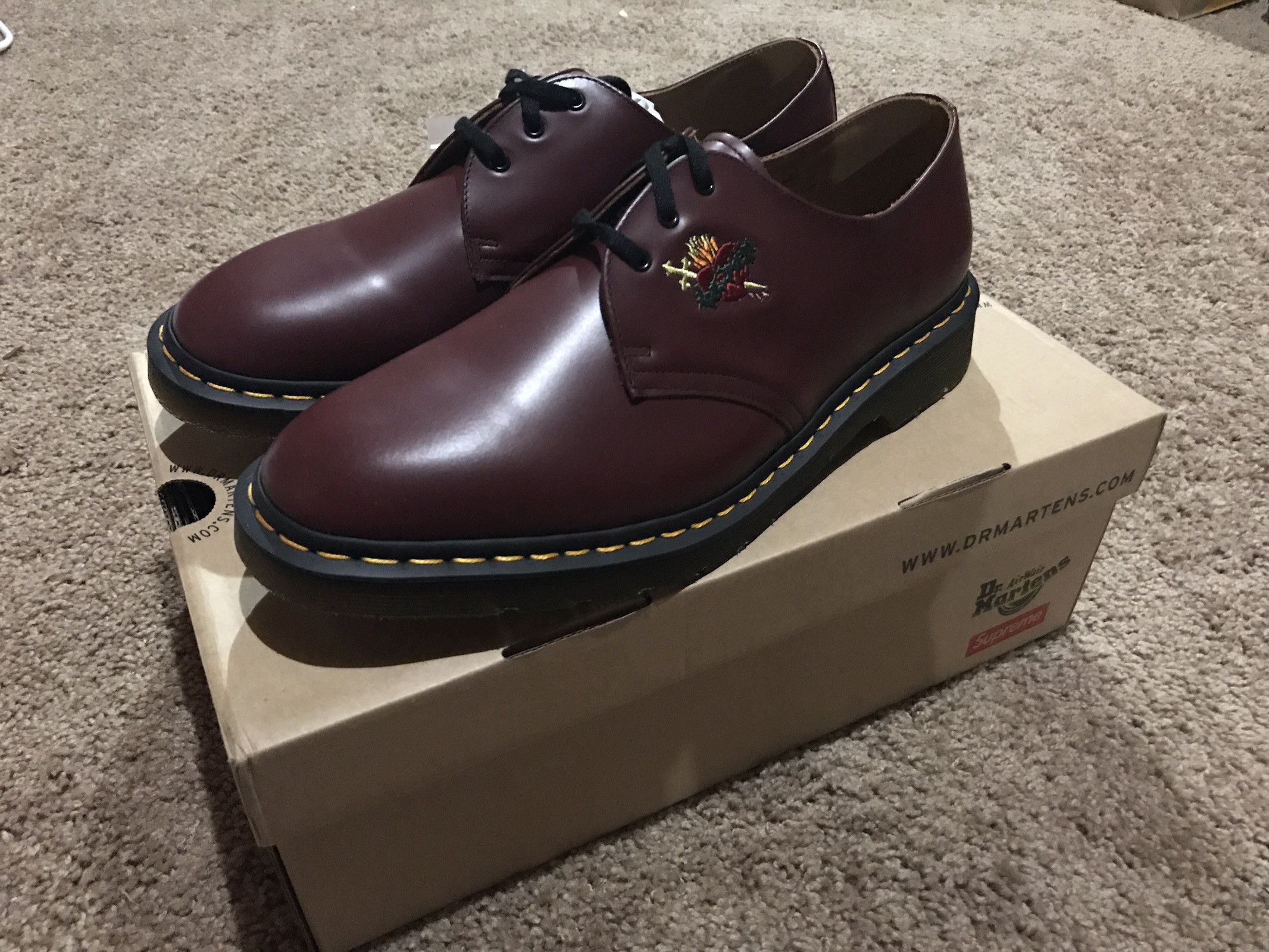 Dr. Martens Supreme Dr. Martens x Supreme Sacred Heart 3 Eye Grailed