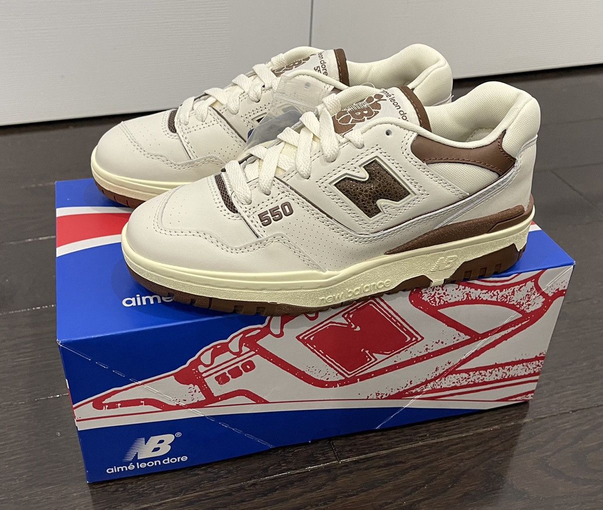 image of Aime Leon Dore x New Balance 550 Brown Shoes, Men's