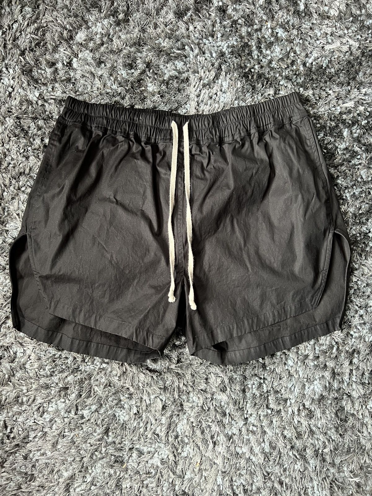 Rick Owens Pleg Shorts Cotton Drawstring FOGACHINE SS22