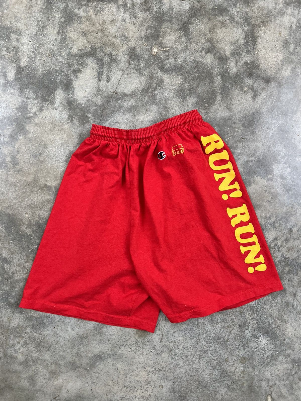 Brockhampton Brockhampton Run! Puff Print Red Shorts Medium 32 Holiday Size US 32 / EU 48 - 1 Thumbnail
