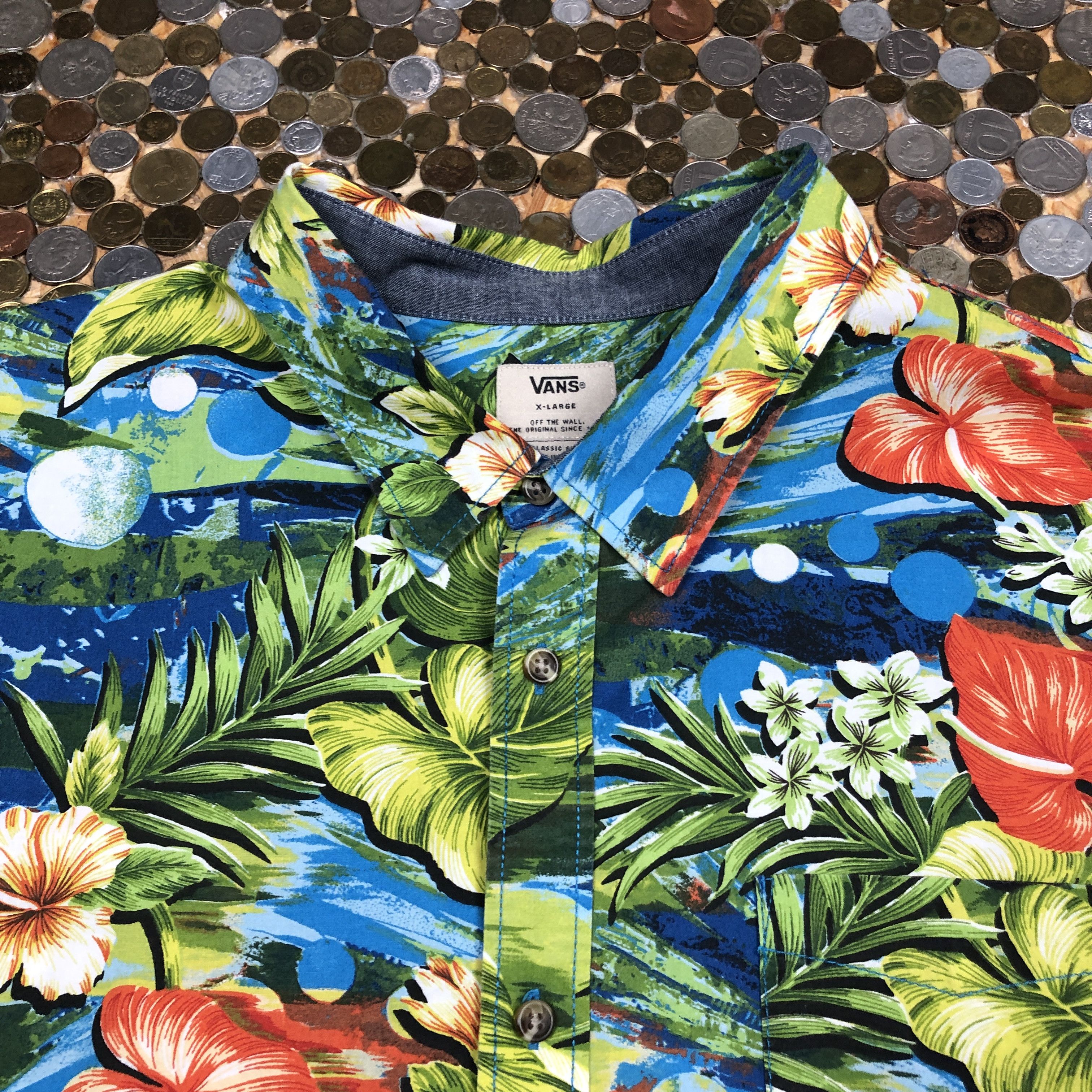 Vans Vans Flovers Shirt Size US XL / EU 56 / 4 - 3 Thumbnail