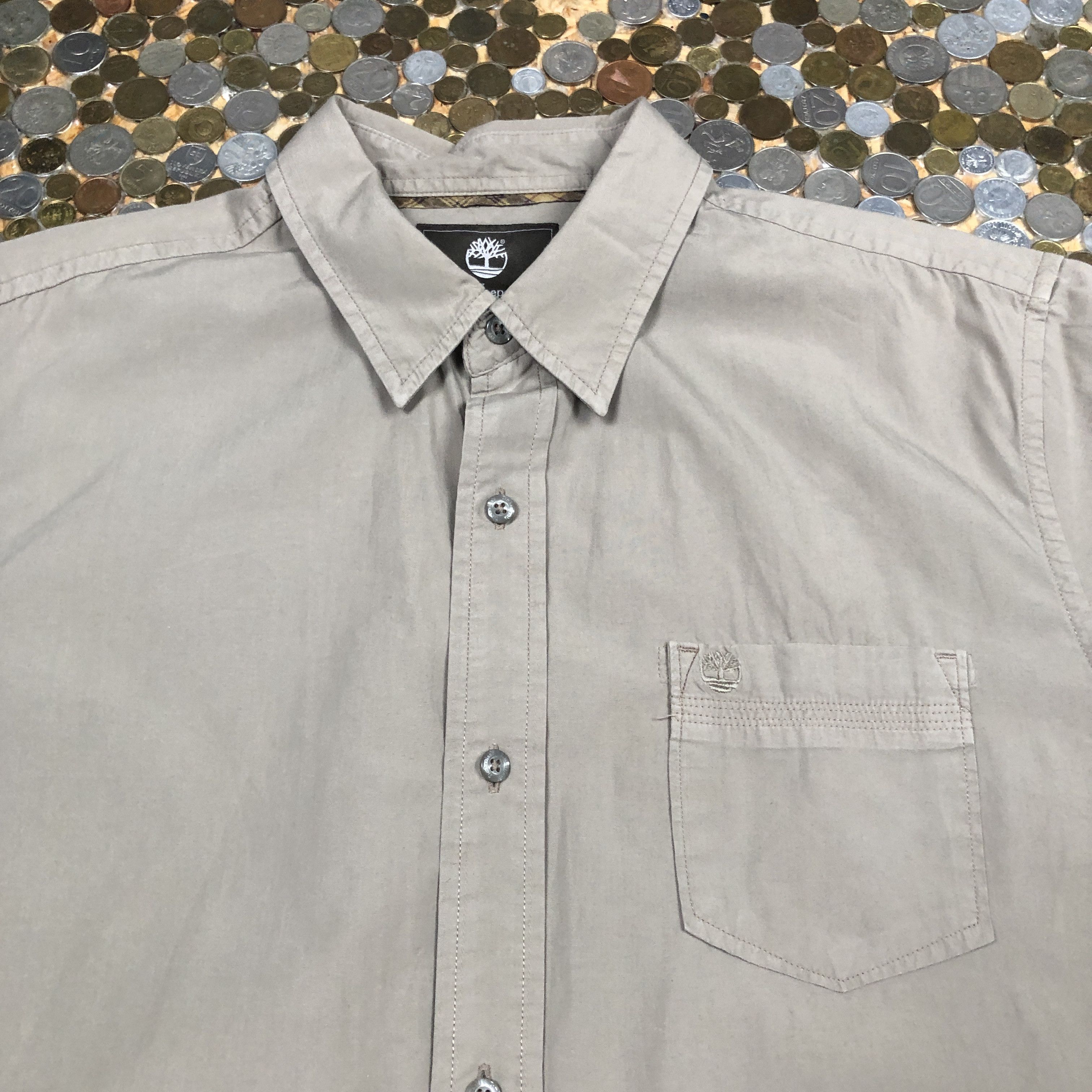 Timberland Timberland short sleeve shirt Size US L / EU 52-54 / 3 - 3 Thumbnail