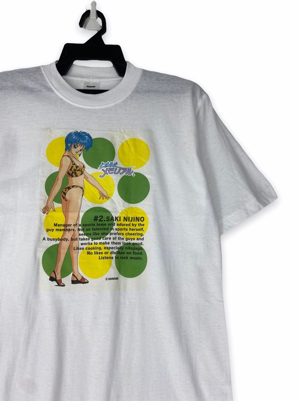 Anime × Vintage Vintage rare Tokimeki Memorial Saki Nijino anime Size US M / EU 48-50 / 2 - 2 Thumbnail