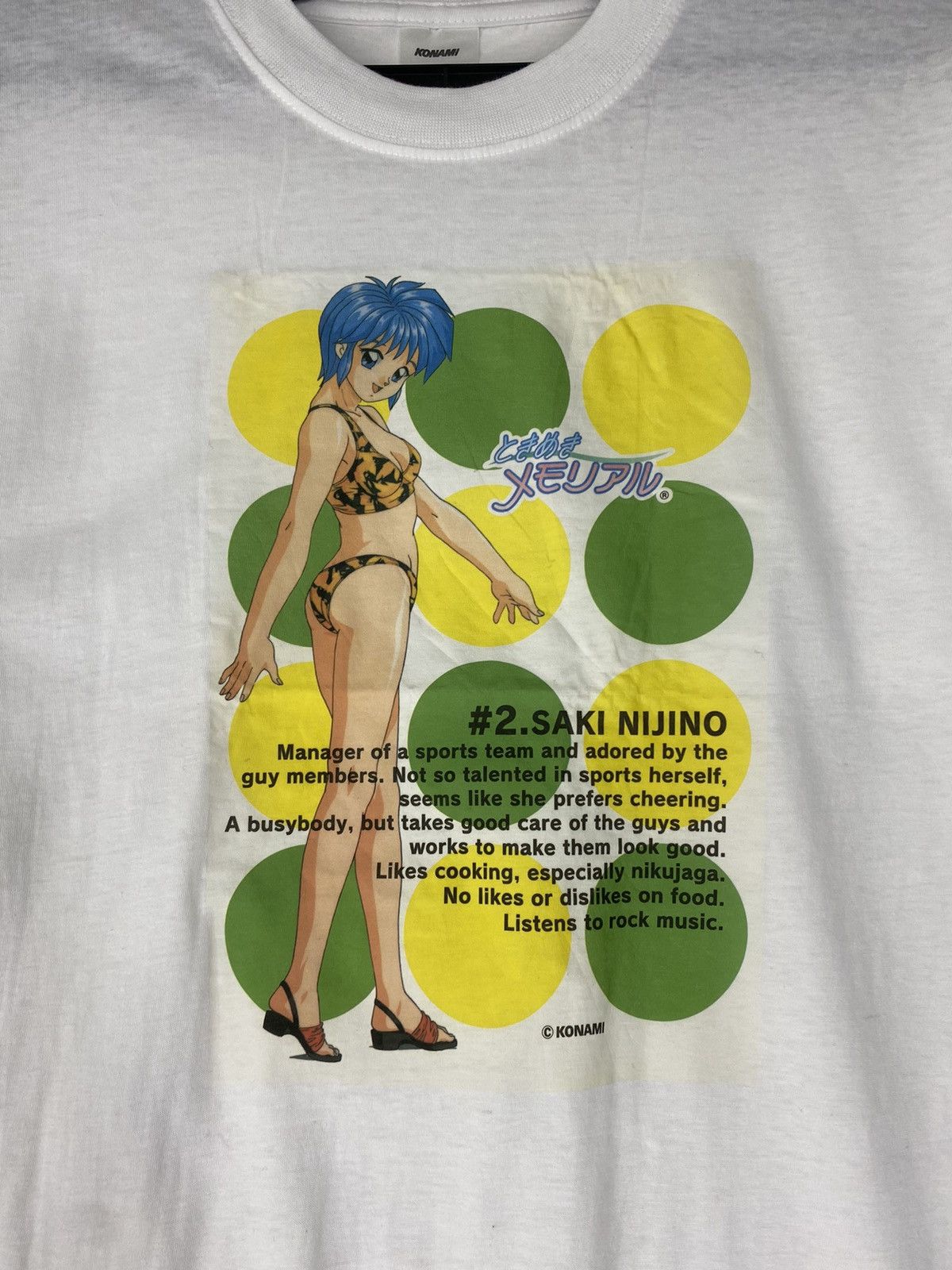 Anime × Vintage Vintage rare Tokimeki Memorial Saki Nijino anime Size US M / EU 48-50 / 2 - 3 Thumbnail