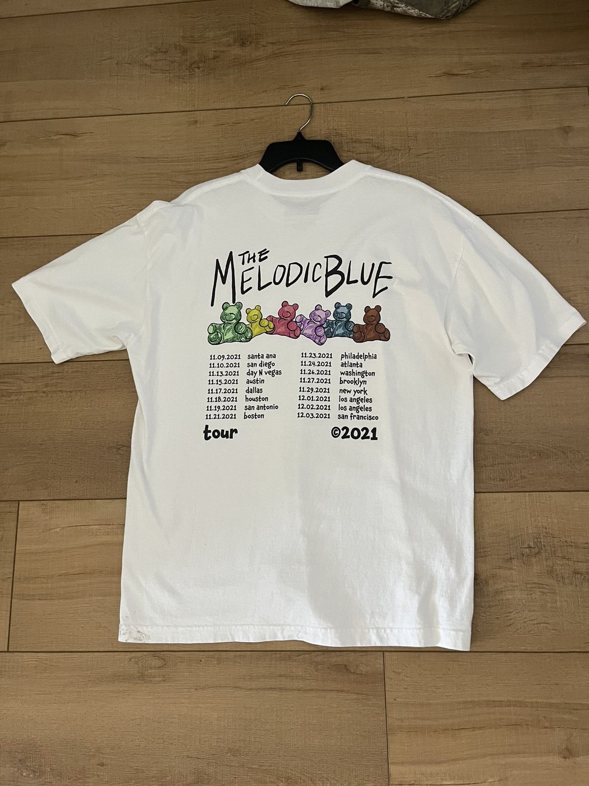 Rap Tees × Streetwear Baby Keem The Melodic Blue Tour Tee | Grailed