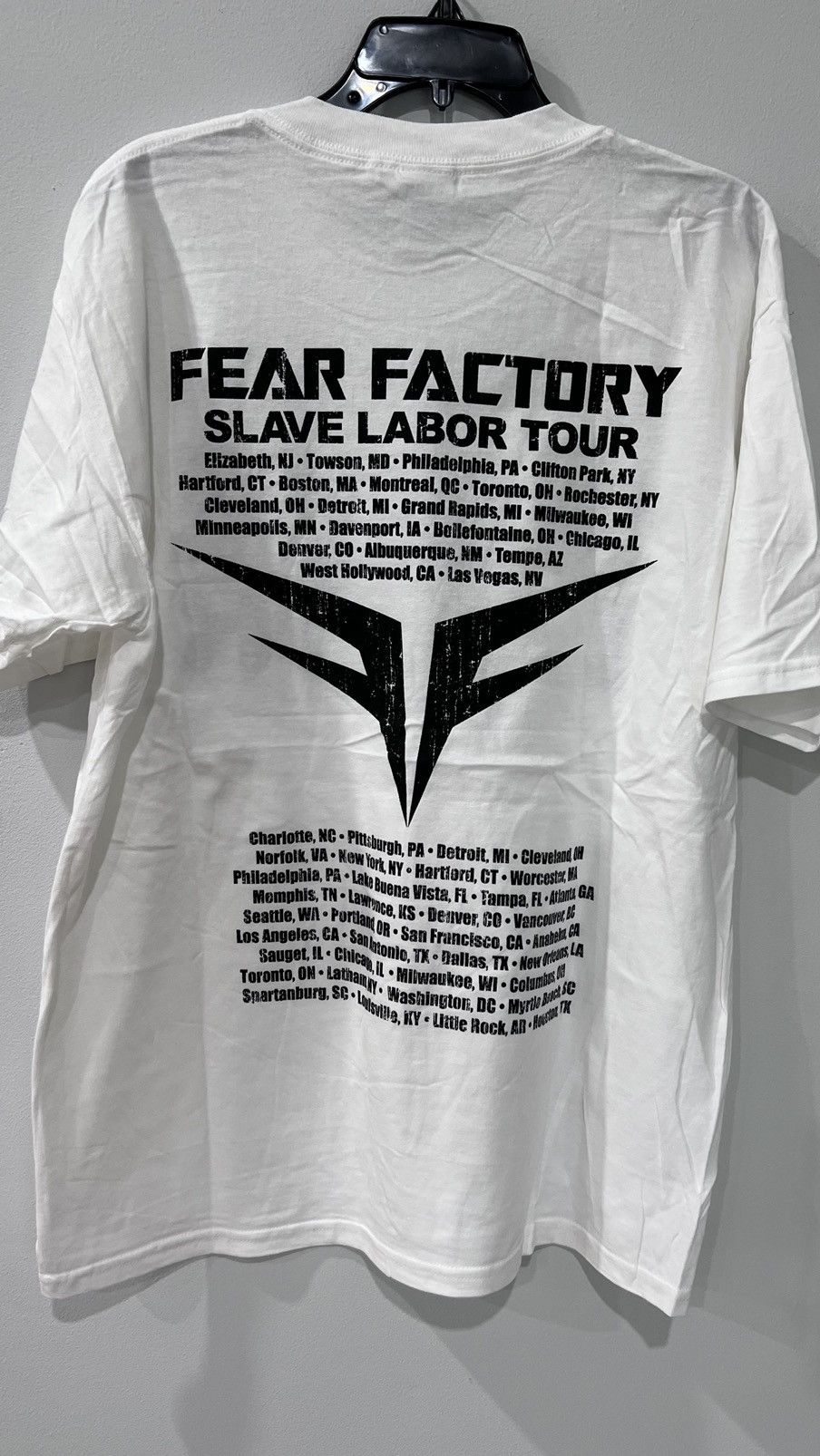 Band Tees Fear Factory Slave Labor Tour Gildan Tag Size Large Size US L / EU 52-54 / 3 - 3 Thumbnail