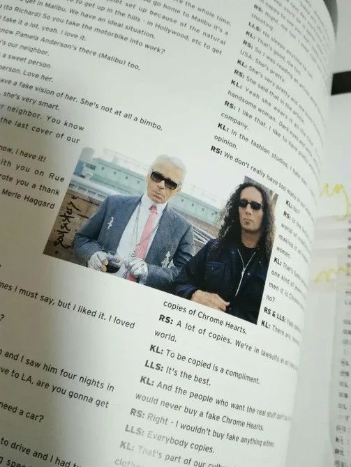 Chrome Hearts RARE Karl Lagerfeld CH Magazine Issue | Grailed