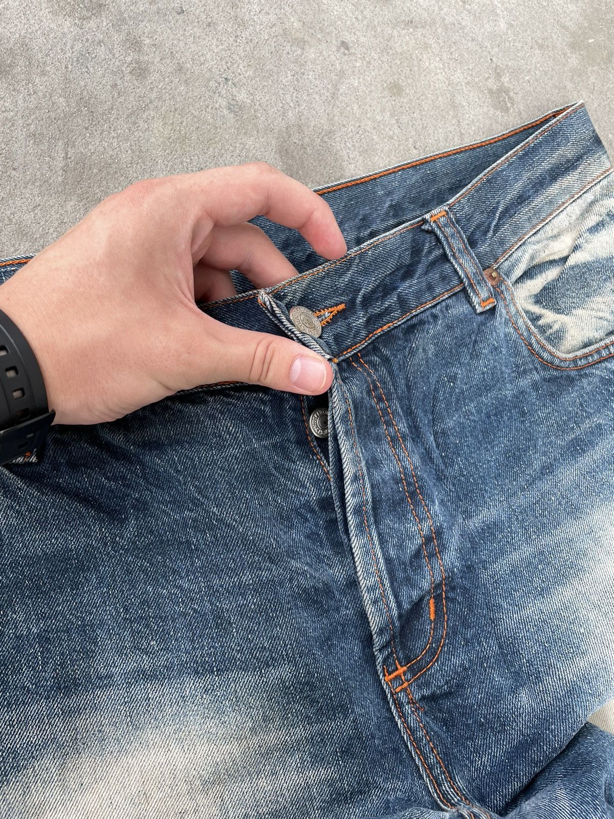 Levi's × Vintage Vintage Levi’s 501 Jeans Washed Distressed Size US 34 / EU 50 - 11 Thumbnail