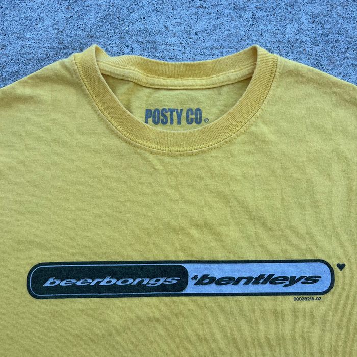 Tour Tee Beer bongs & Bentleys Post Malone TShirt Grailed