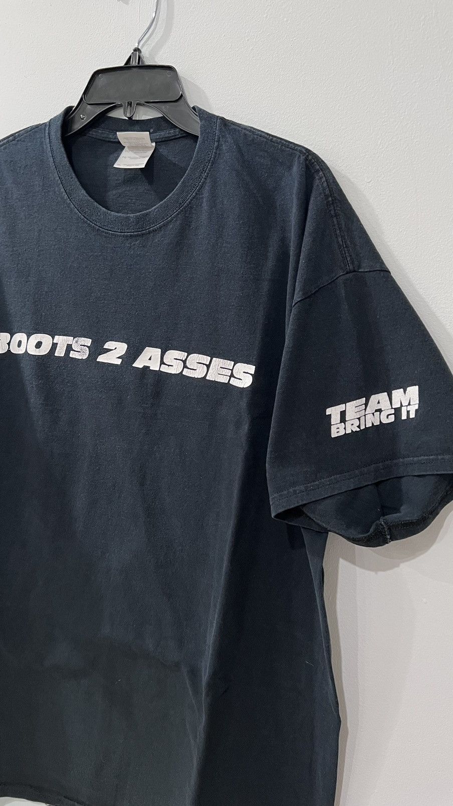 Vintage The Rock Boots 2 Asses 24/7 365 Team Bring it Size XL Size US XL / EU 56 / 4 - 5 Thumbnail
