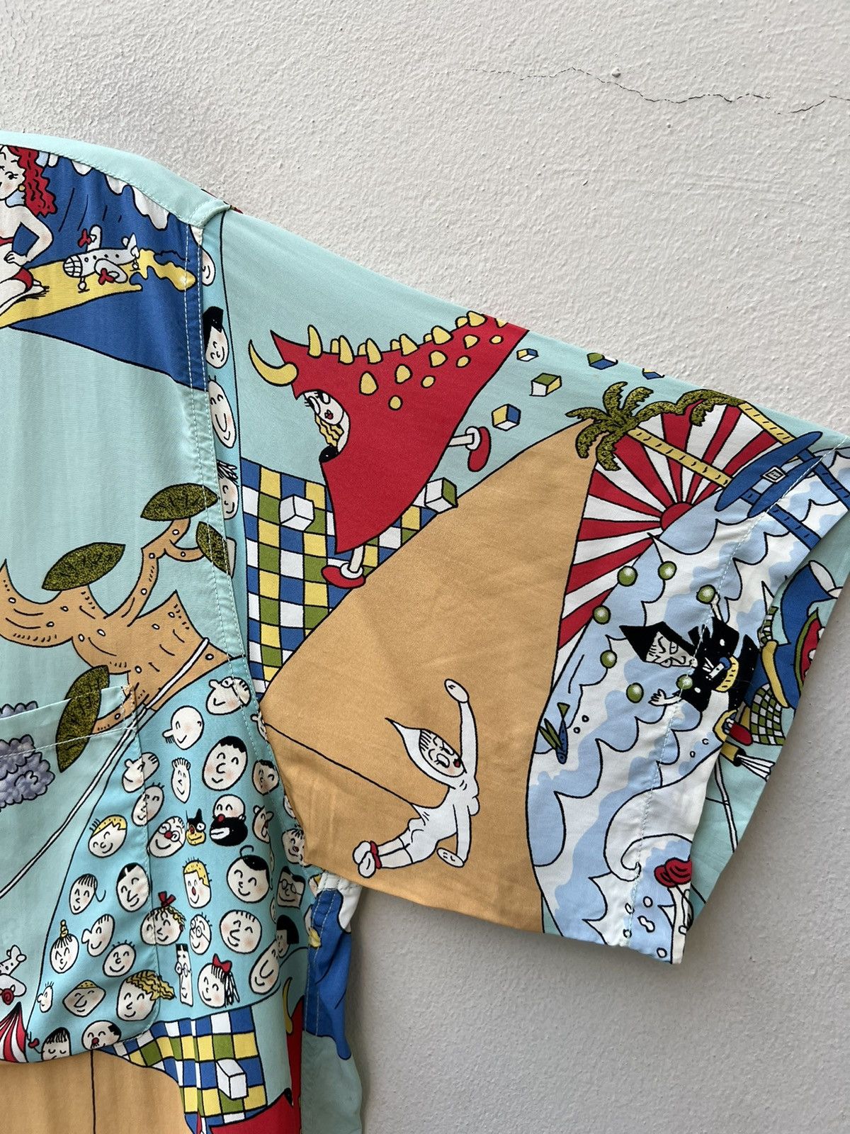 Sun Surf Keoni Of Hawaii X Masaru Yamaguchi Art Ilustration Hawaiian Size US M / EU 48-50 / 2 - 11 Thumbnail
