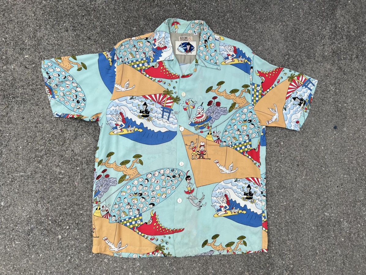 Sun Surf Keoni Of Hawaii X Masaru Yamaguchi Art Ilustration Hawaiian Size US M / EU 48-50 / 2 - 1 Thumbnail