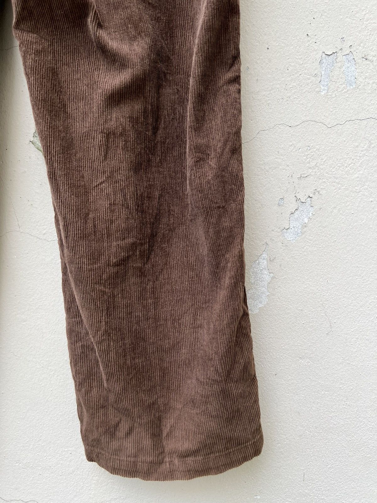 RRL Ralph Lauren Vintage 90s RRL Made in Usa Brown Cord Cargo Trouser Pant Size US 32 / EU 48 - 13 Thumbnail
