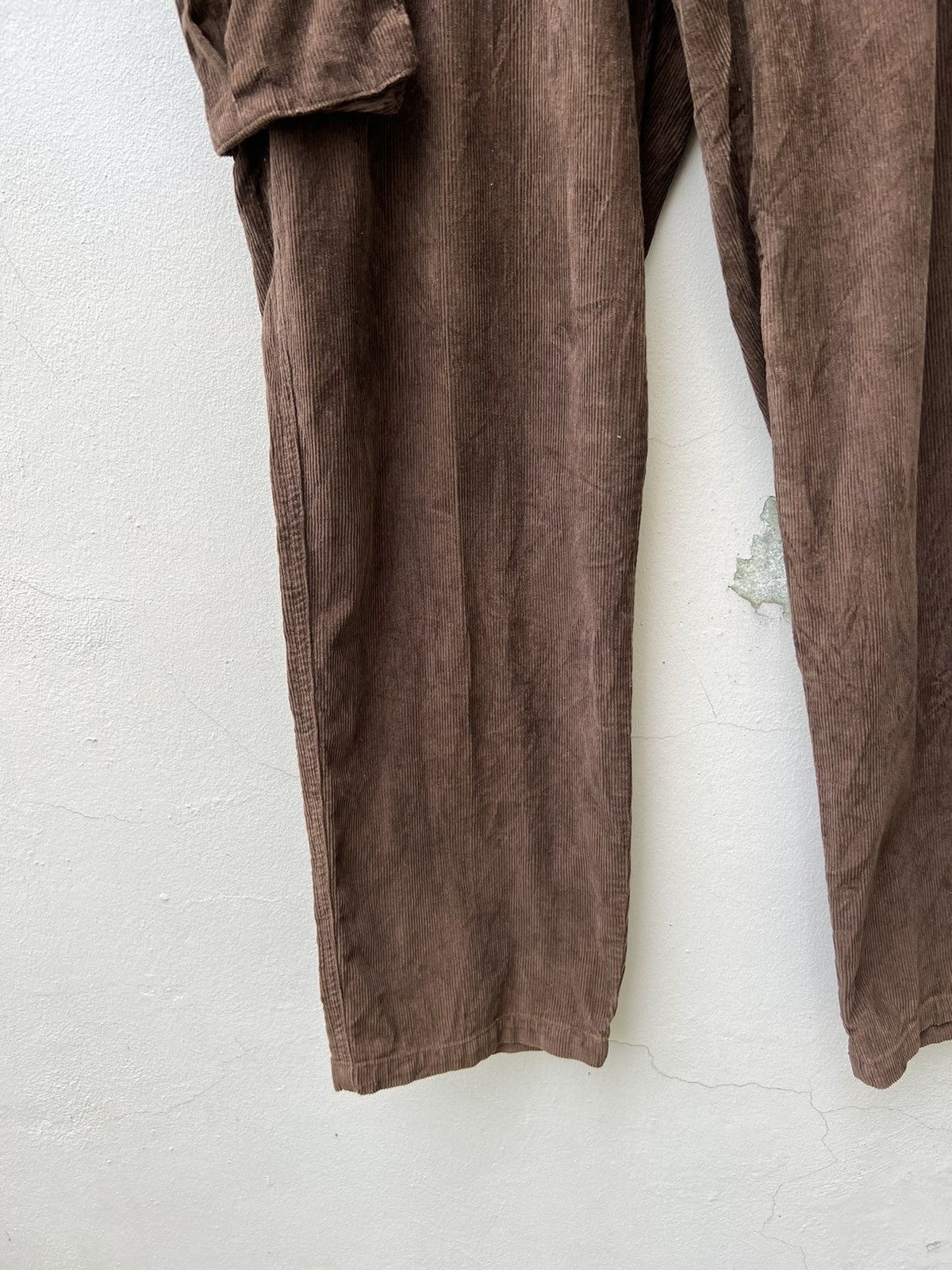 RRL Ralph Lauren Vintage 90s RRL Made in Usa Brown Cord Cargo Trouser Pant Size US 32 / EU 48 - 6 Thumbnail