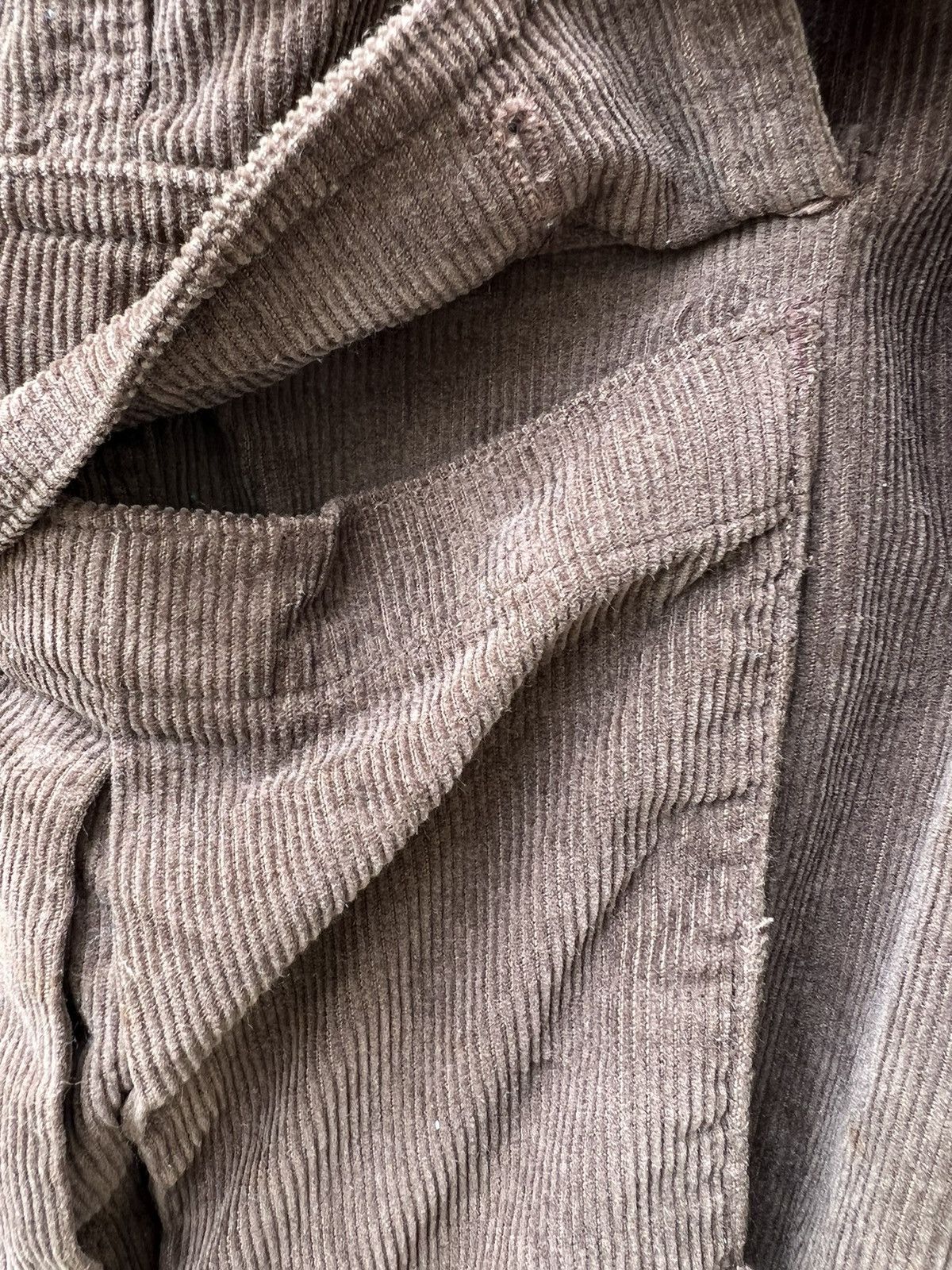 RRL Ralph Lauren Vintage 90s RRL Made in Usa Brown Cord Cargo Trouser Pant Size US 32 / EU 48 - 16 Thumbnail