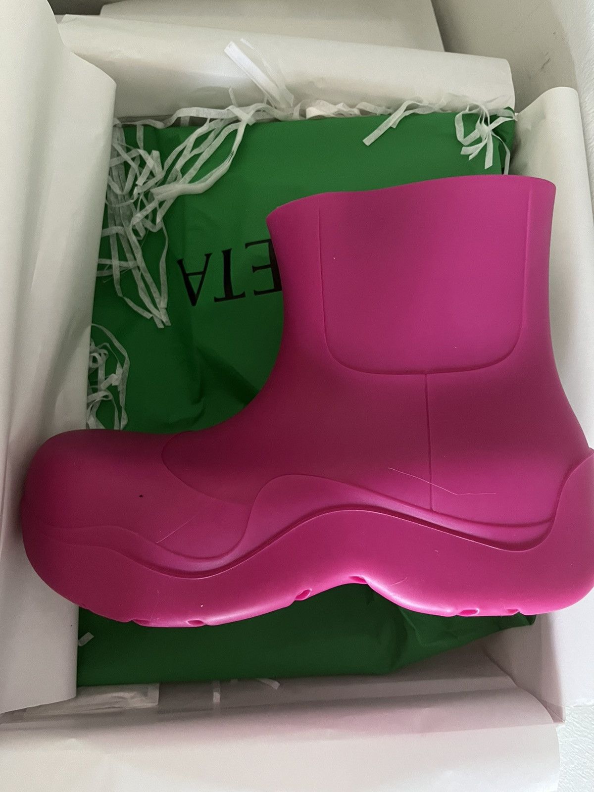 Bottega Veneta Puddle Boots Pink | Grailed