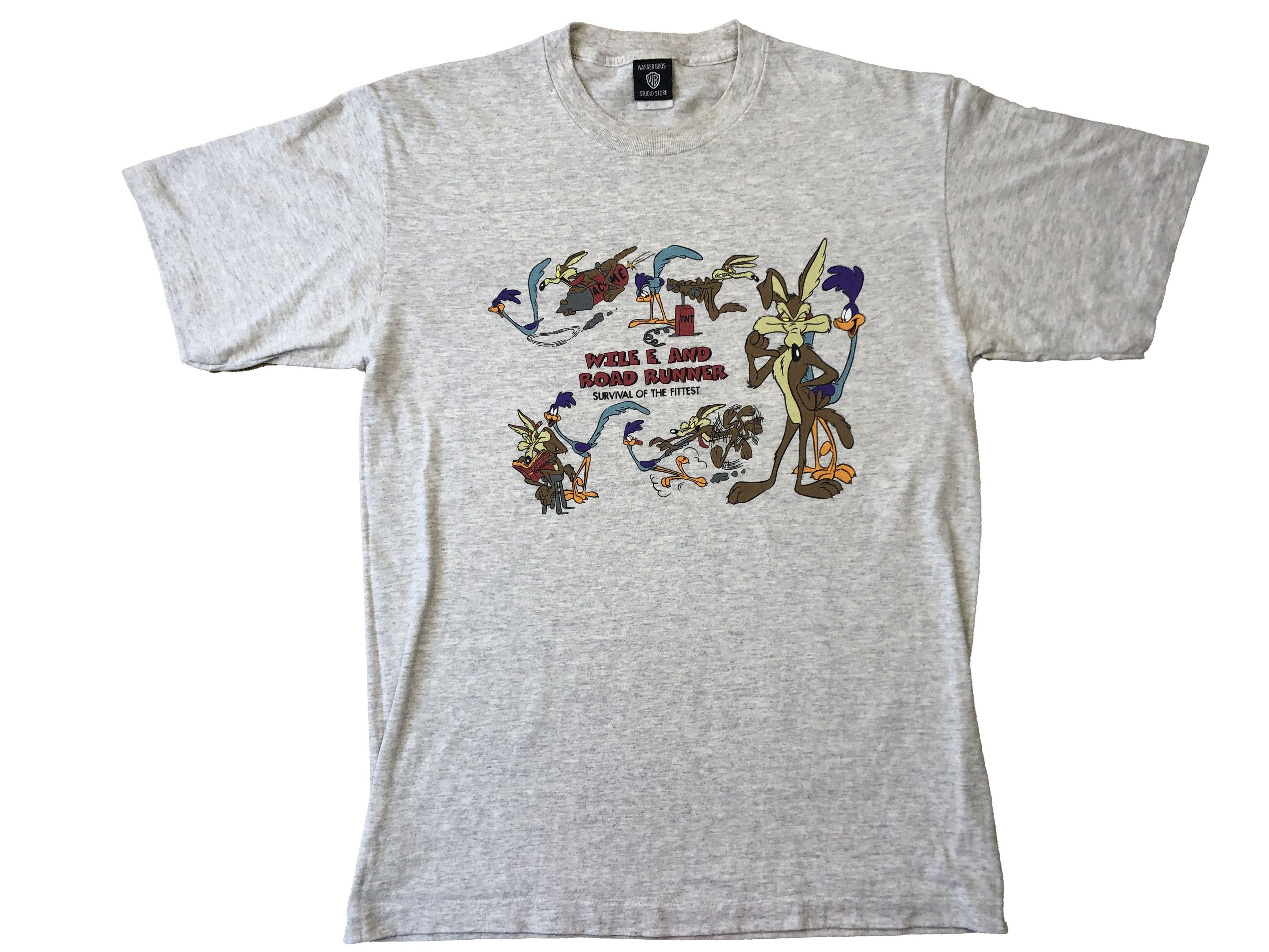 Vintage 1996 Road Runner Coyote Warner Bros Tee