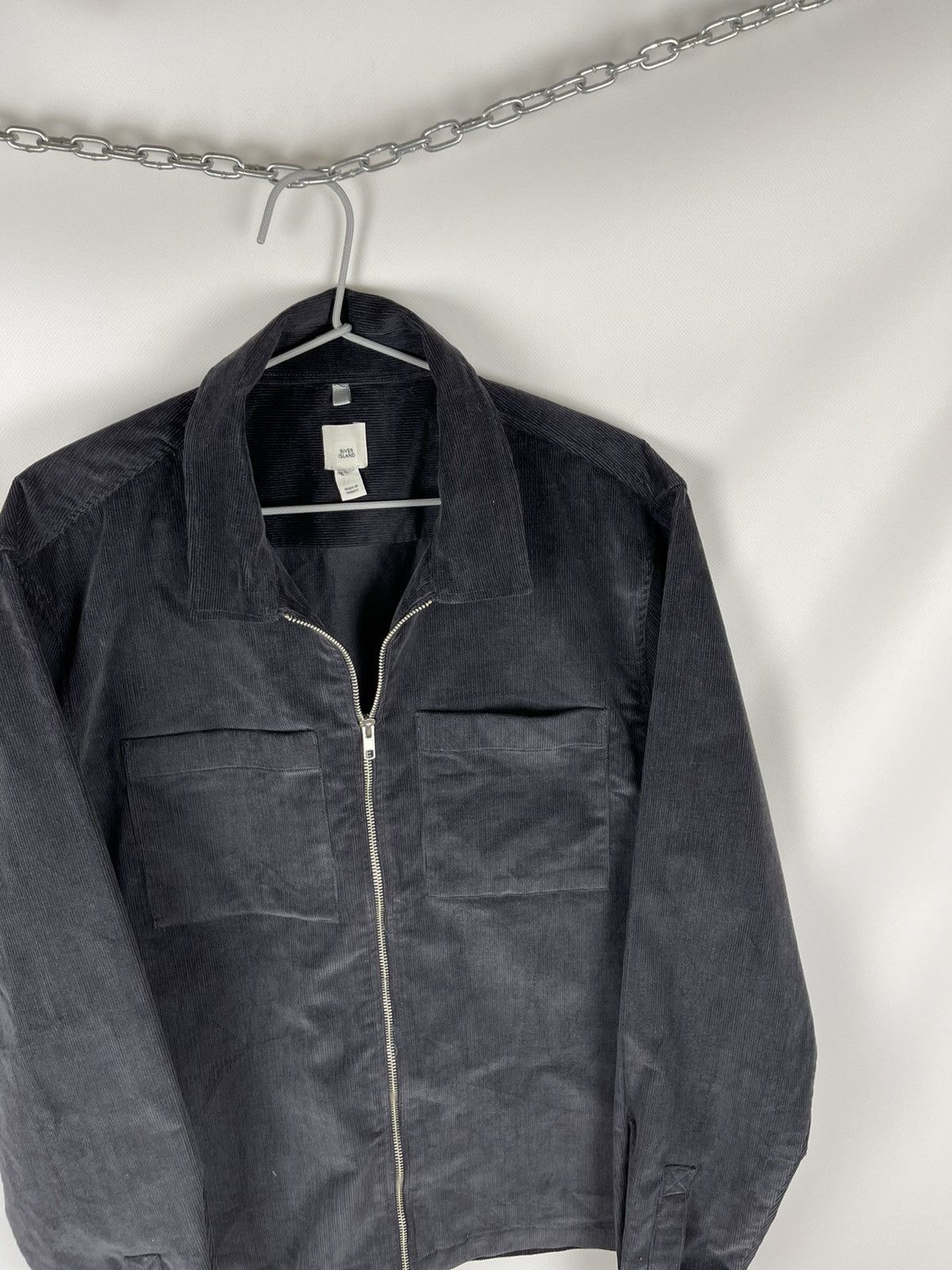 River Island River Island black corduroy double pocket overshirt jacket Size US L / EU 52-54 / 3 - 3 Thumbnail