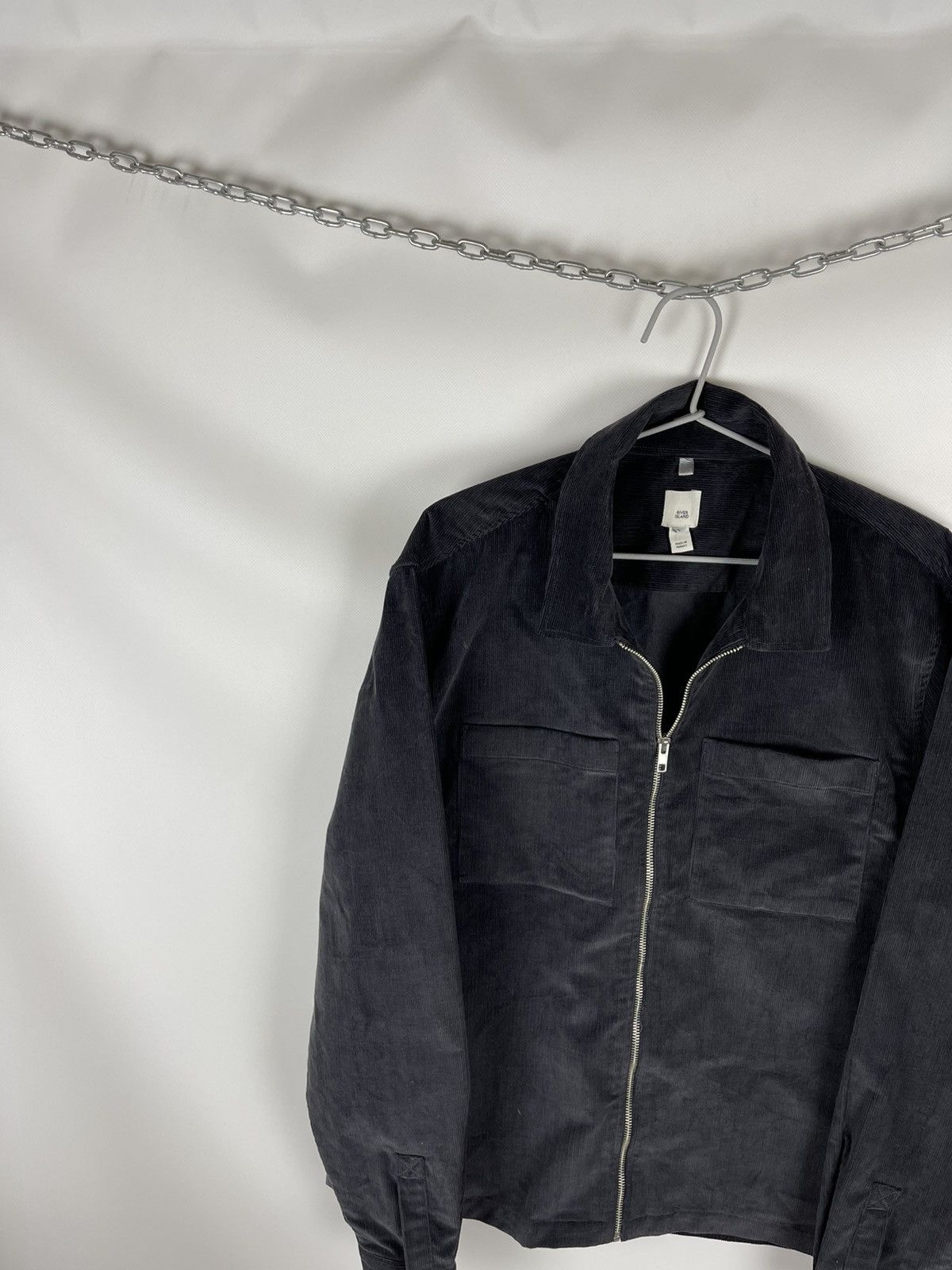 River Island River Island black corduroy double pocket overshirt jacket Size US L / EU 52-54 / 3 - 2 Thumbnail