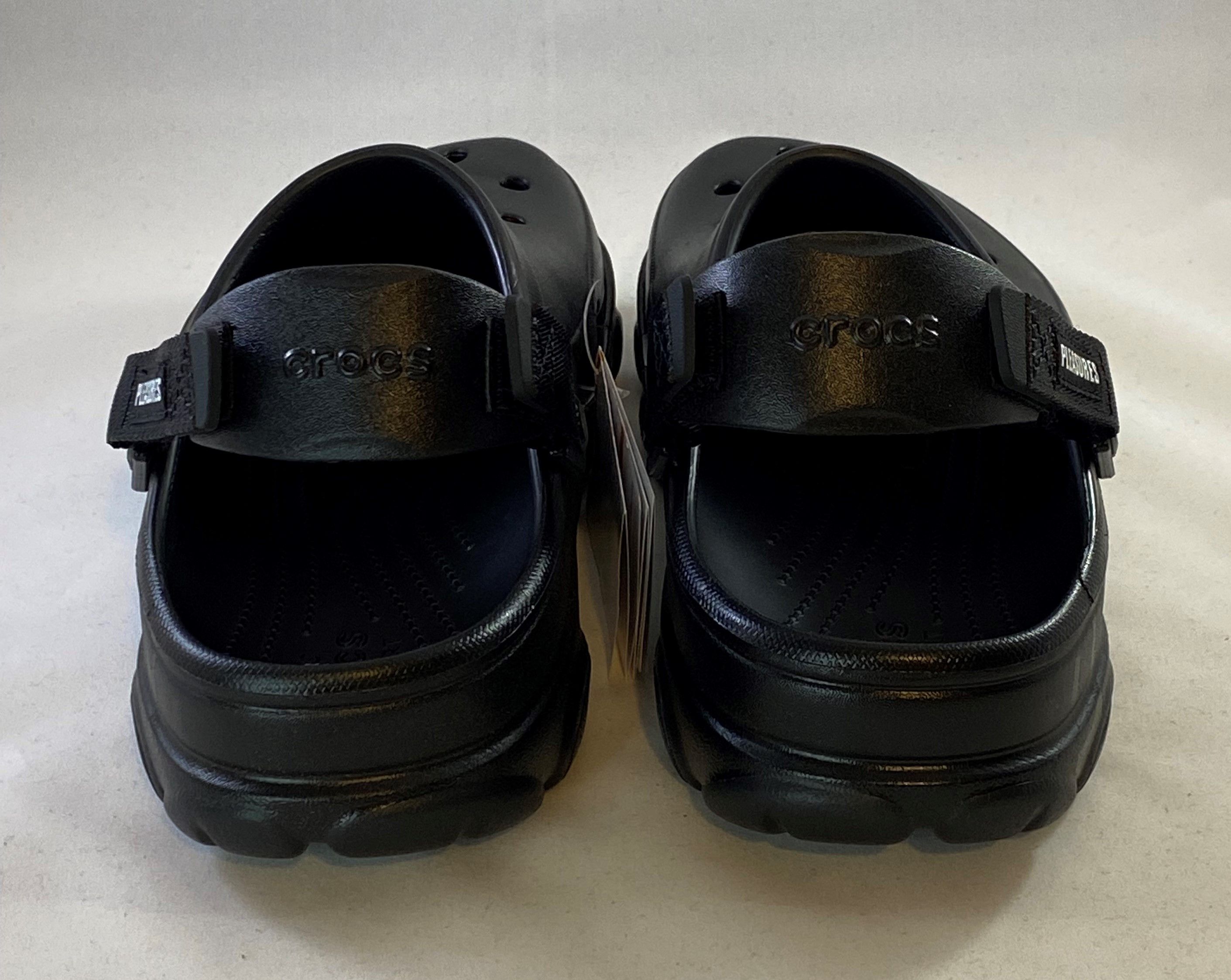 Crocs × Pleasures All Terrain Clog "Black" Size 9M/11W Reflective Sandals New Size US 9 / EU 42 - 5 Thumbnail