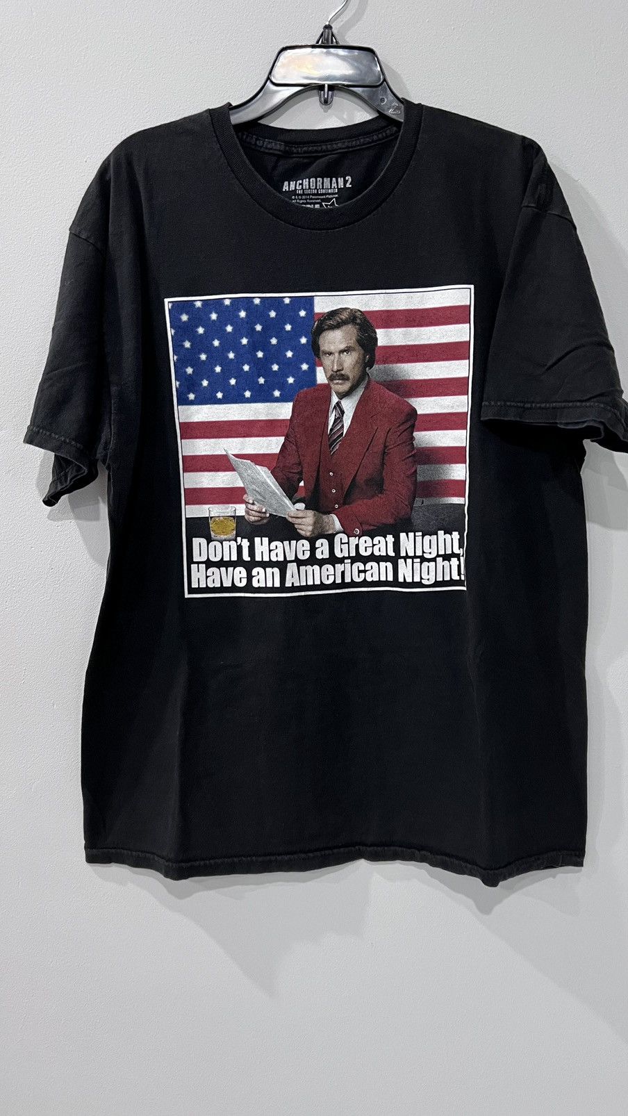 Vintage Anchorman “Don’t have a great night, have an American night” Size US XL / EU 56 / 4 - 1 Thumbnail