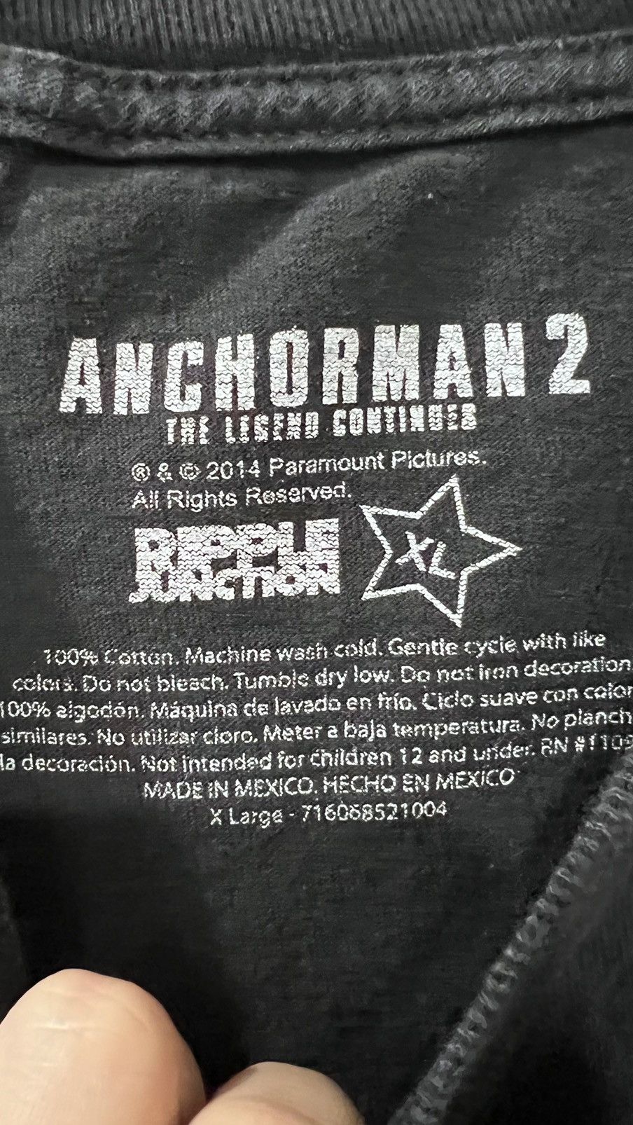 Vintage Anchorman “Don’t have a great night, have an American night” Size US XL / EU 56 / 4 - 2 Thumbnail