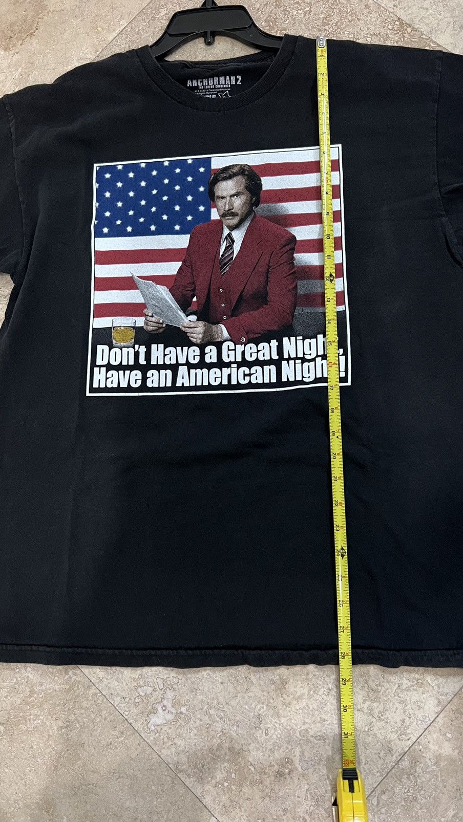 Vintage Anchorman “Don’t have a great night, have an American night” Size US XL / EU 56 / 4 - 4 Thumbnail