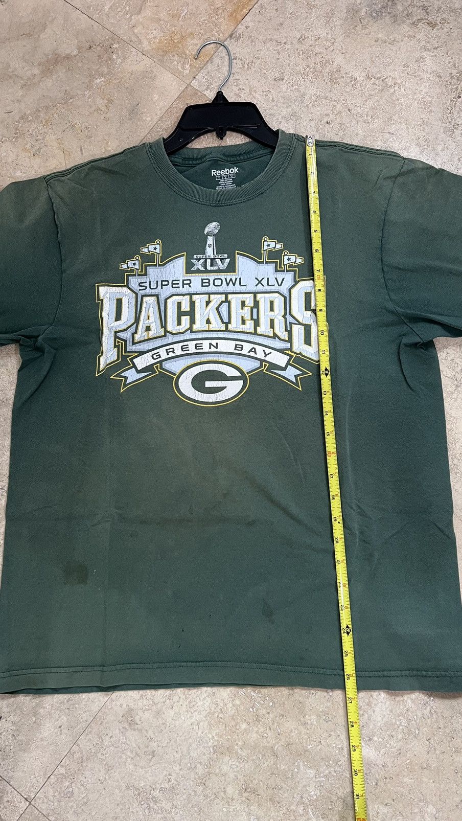 NFL Greenbay Packers Superbowl XLV Team Roster Size Large Size US L / EU 52-54 / 3 - 5 Thumbnail