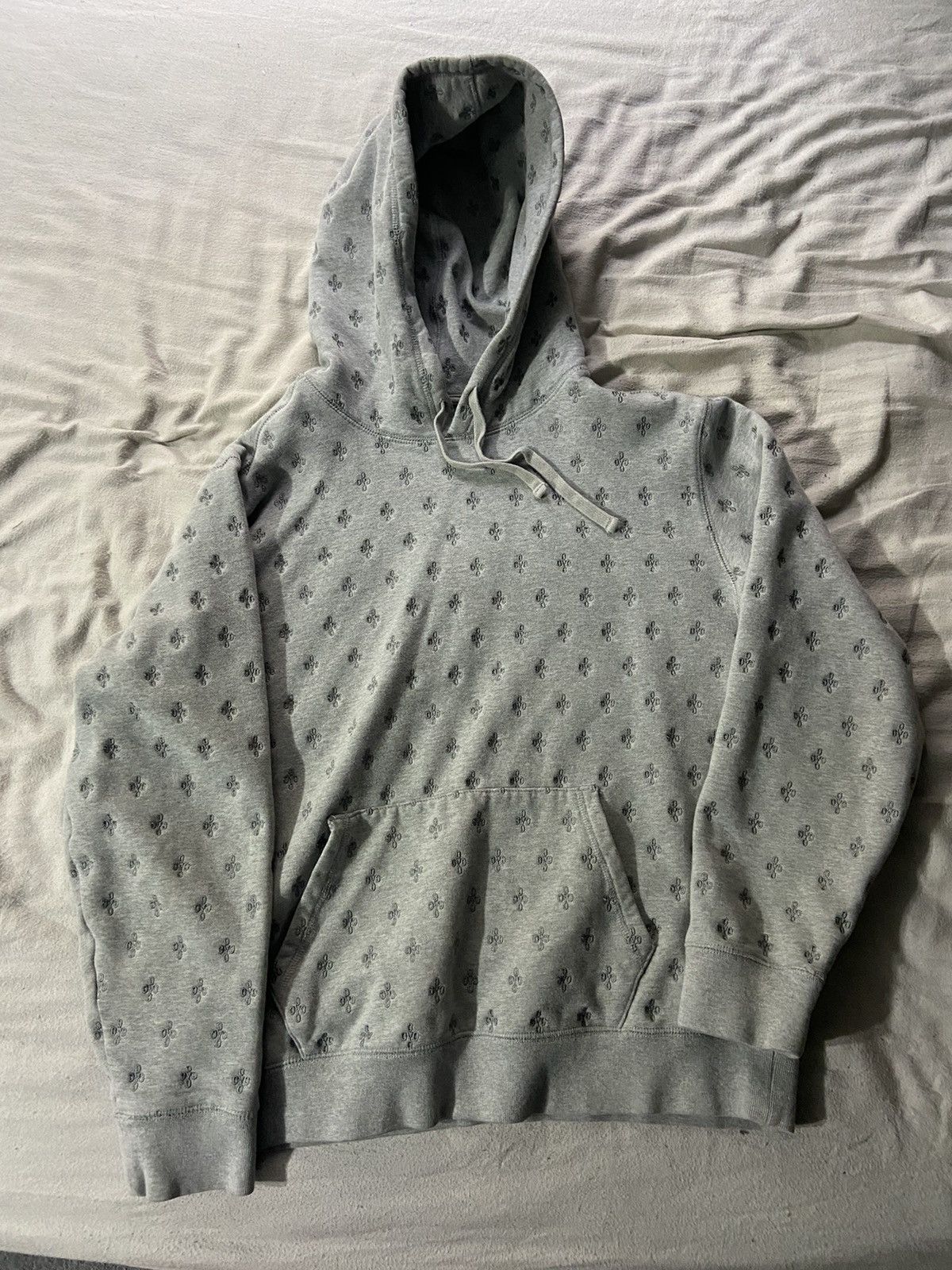 Octobers Very Own OVO monogram heather grey hoodie Grailed