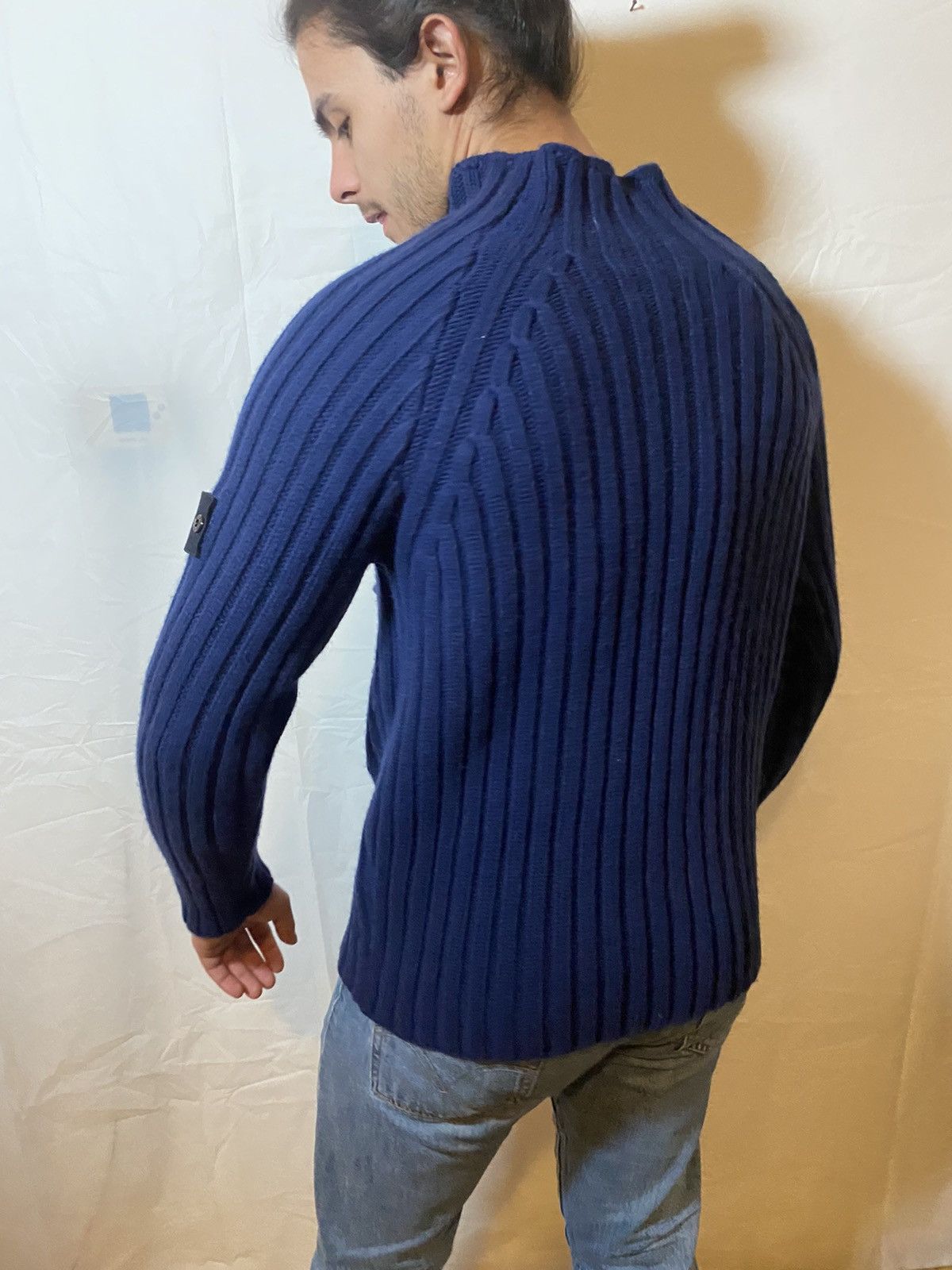 Stone Island Stone island knitwear with front pocket Size US L / EU 52-54 / 3 - 3 Thumbnail
