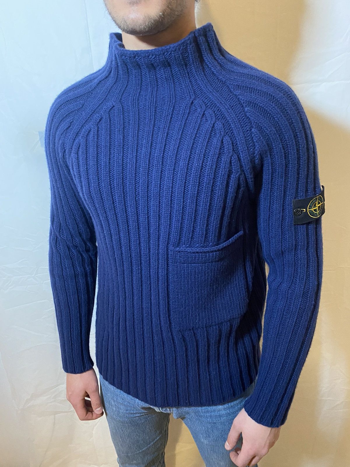 Stone Island Stone island knitwear with front pocket Size US L / EU 52-54 / 3 - 1 Thumbnail