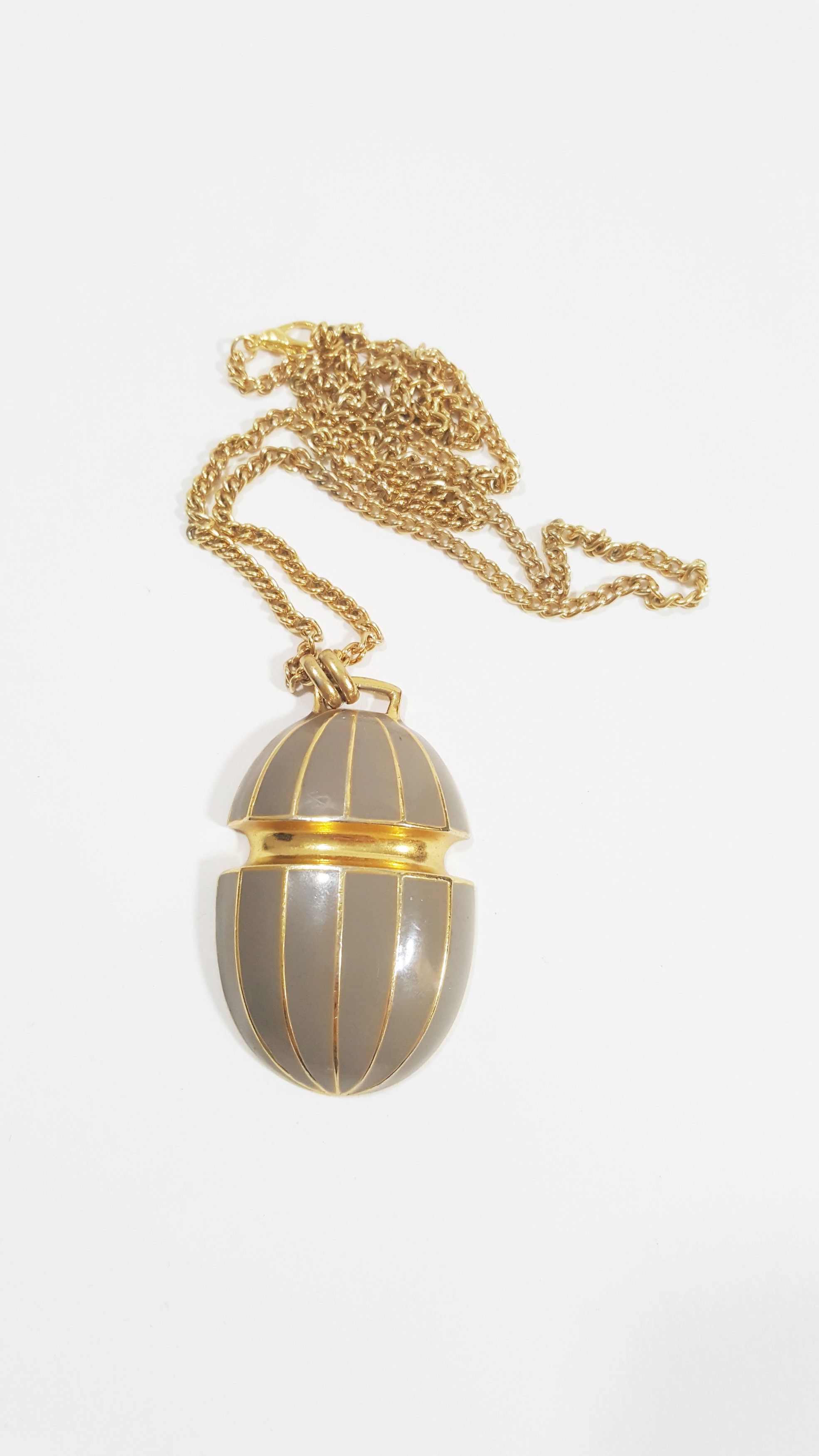 Lanvin Gold Plated Oversize pendant necklace Size ONE SIZE - 1 Thumbnail