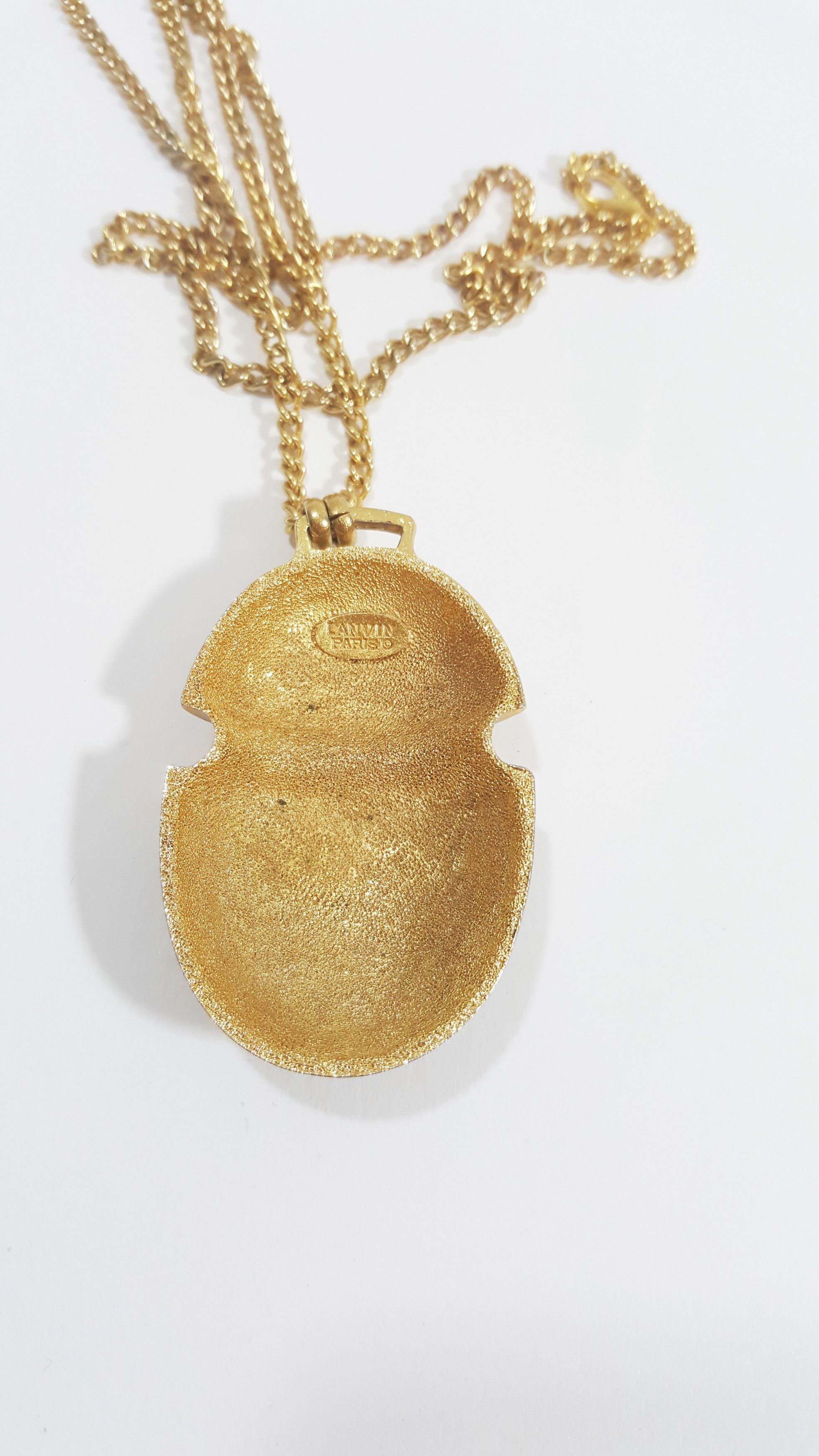 Lanvin Gold Plated Oversize pendant necklace Size ONE SIZE - 2 Thumbnail