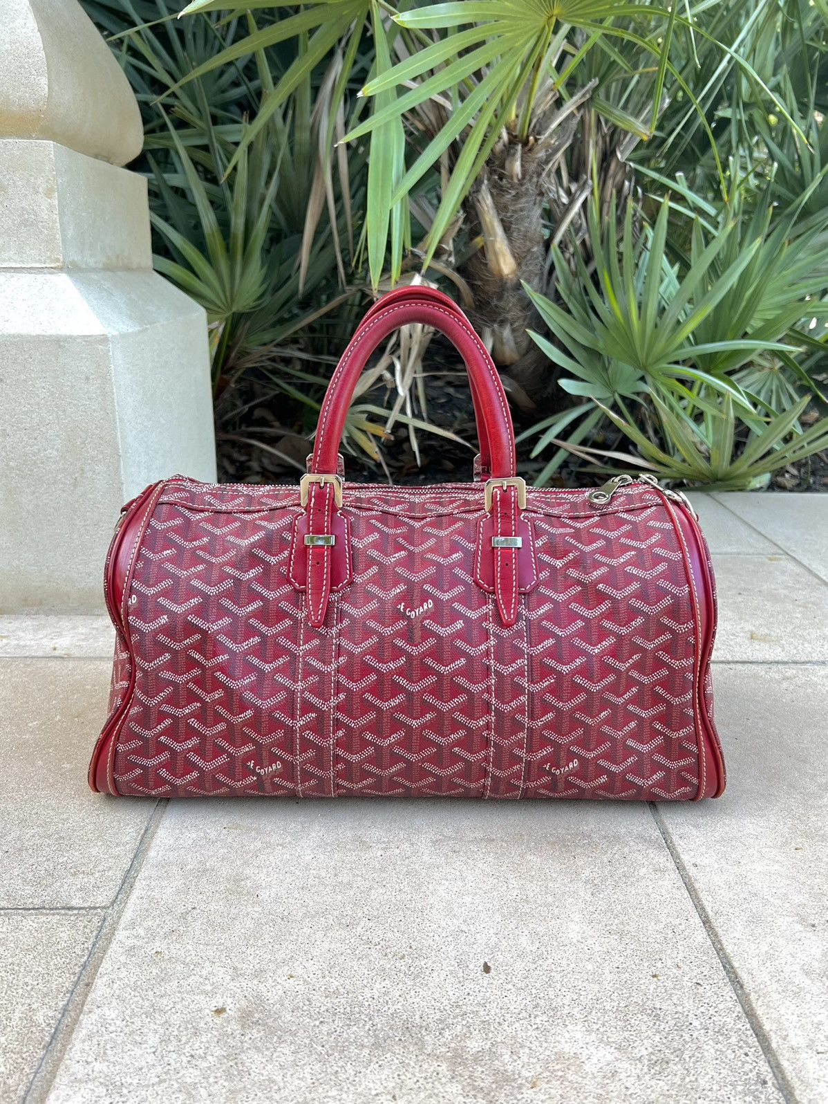 Goyard Vintage Croisiere 35 Holdall Bag, $3,395, farfetch.com